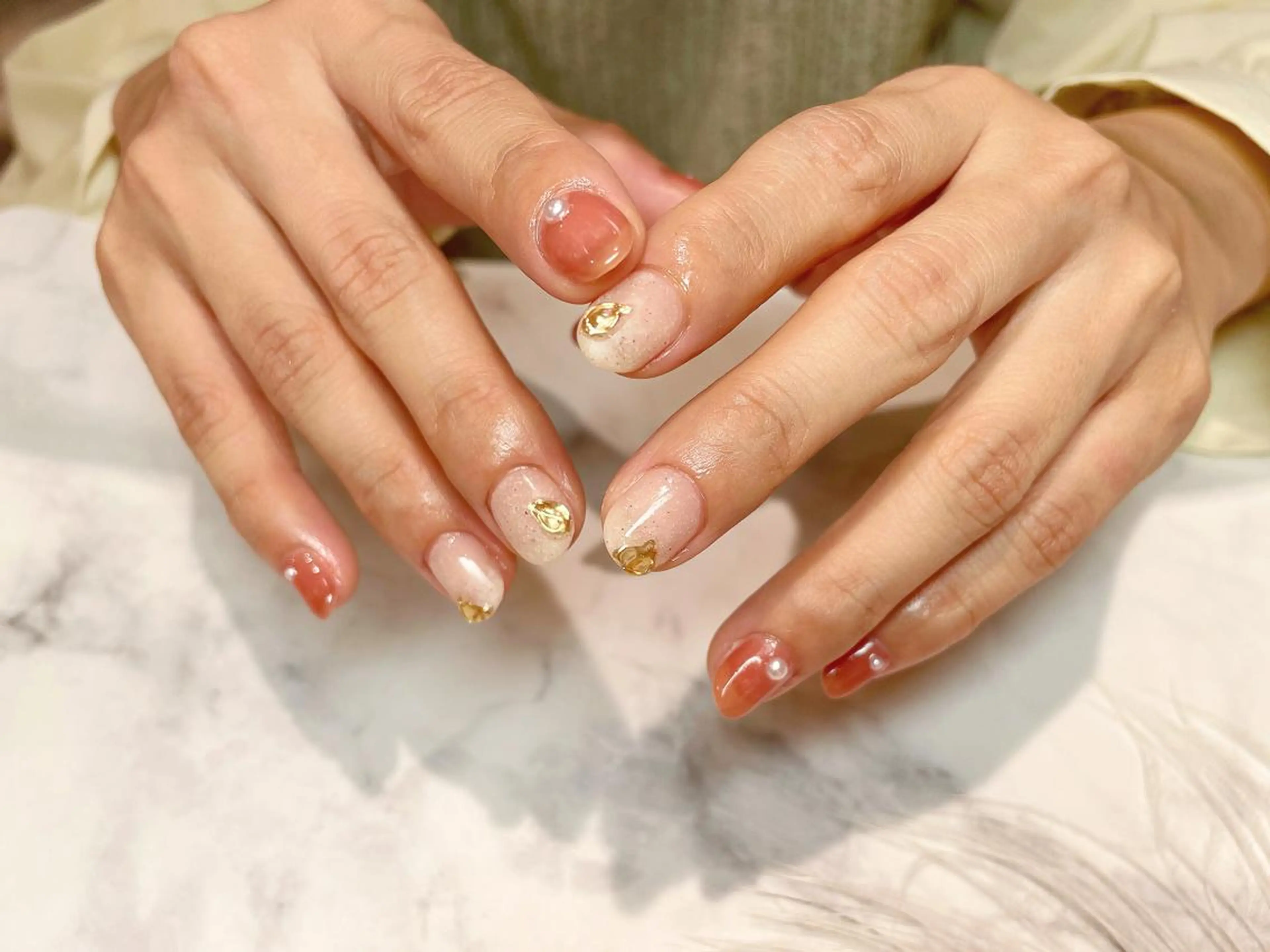 ネイル 春ネイル ハンドネイル Aing nail所属・Aing nail 澤瀬のネイルデザイン