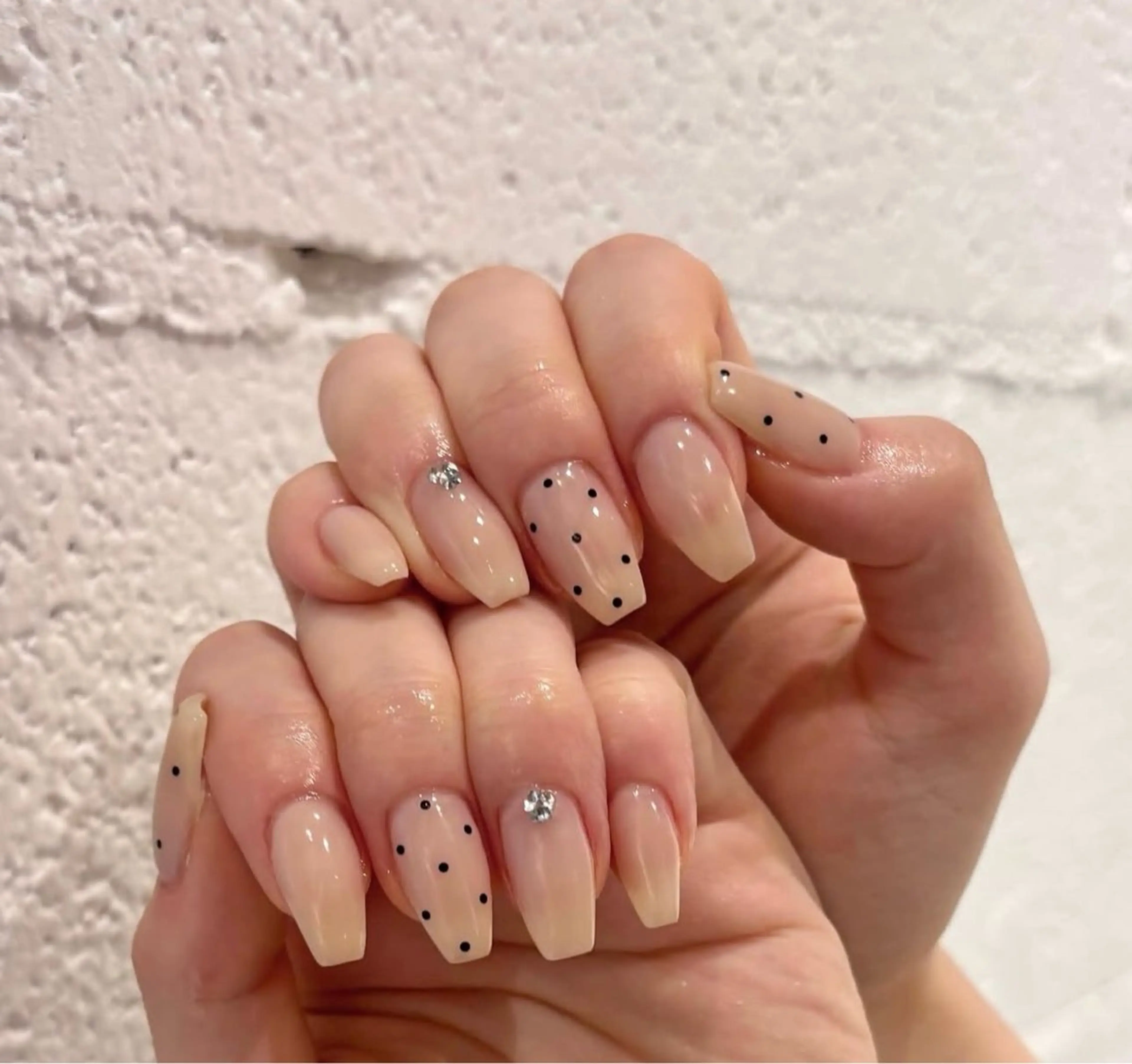 ネイル 韓国ネイル 持ち込み ニュアンスネイル ネイルチップ ハンドネイル TABI ANA.CHUOのネイルデザイン