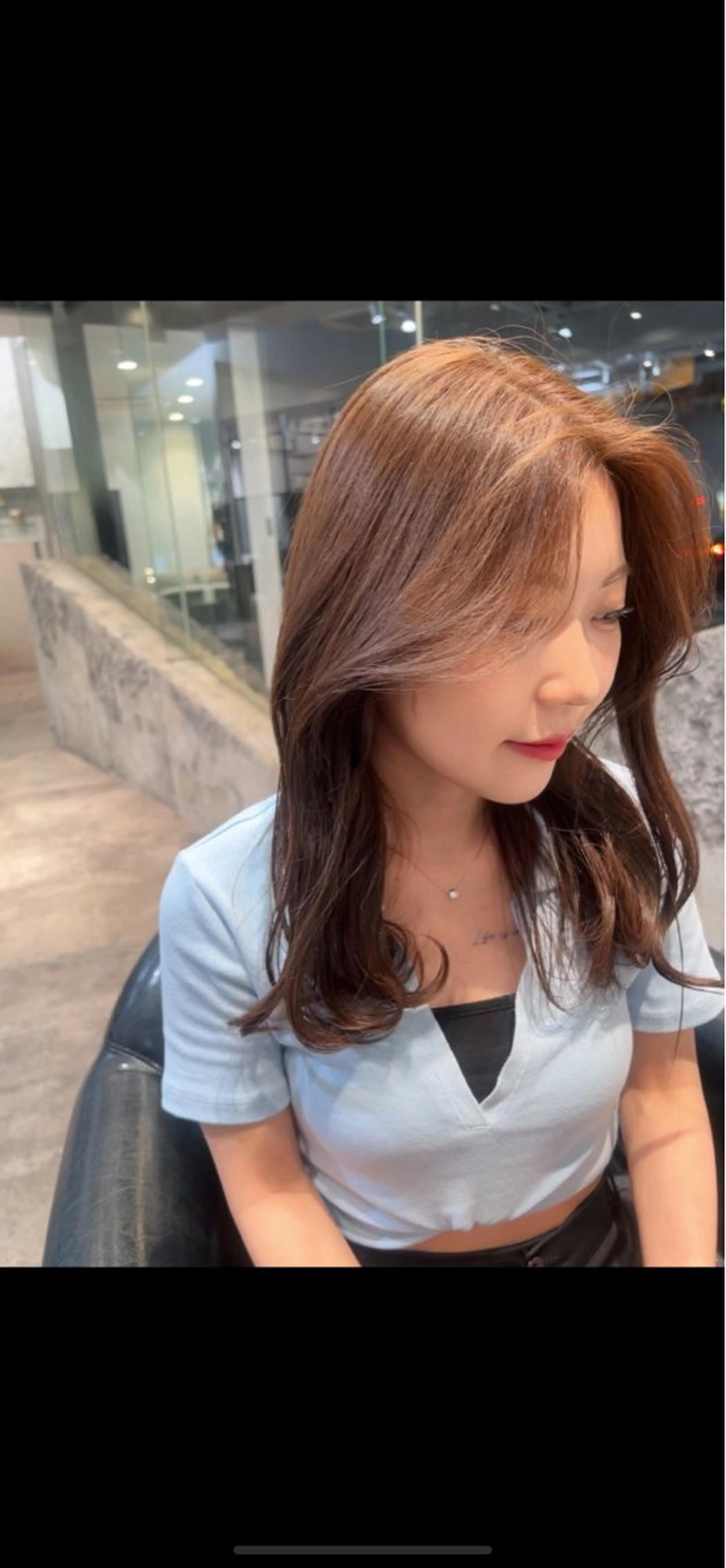 ミディアム カット ヘアカラー トリートメント ✨毛髪診断で絶対綺麗 ✨美髪艶髪専門✨高浪のヘアスタイル