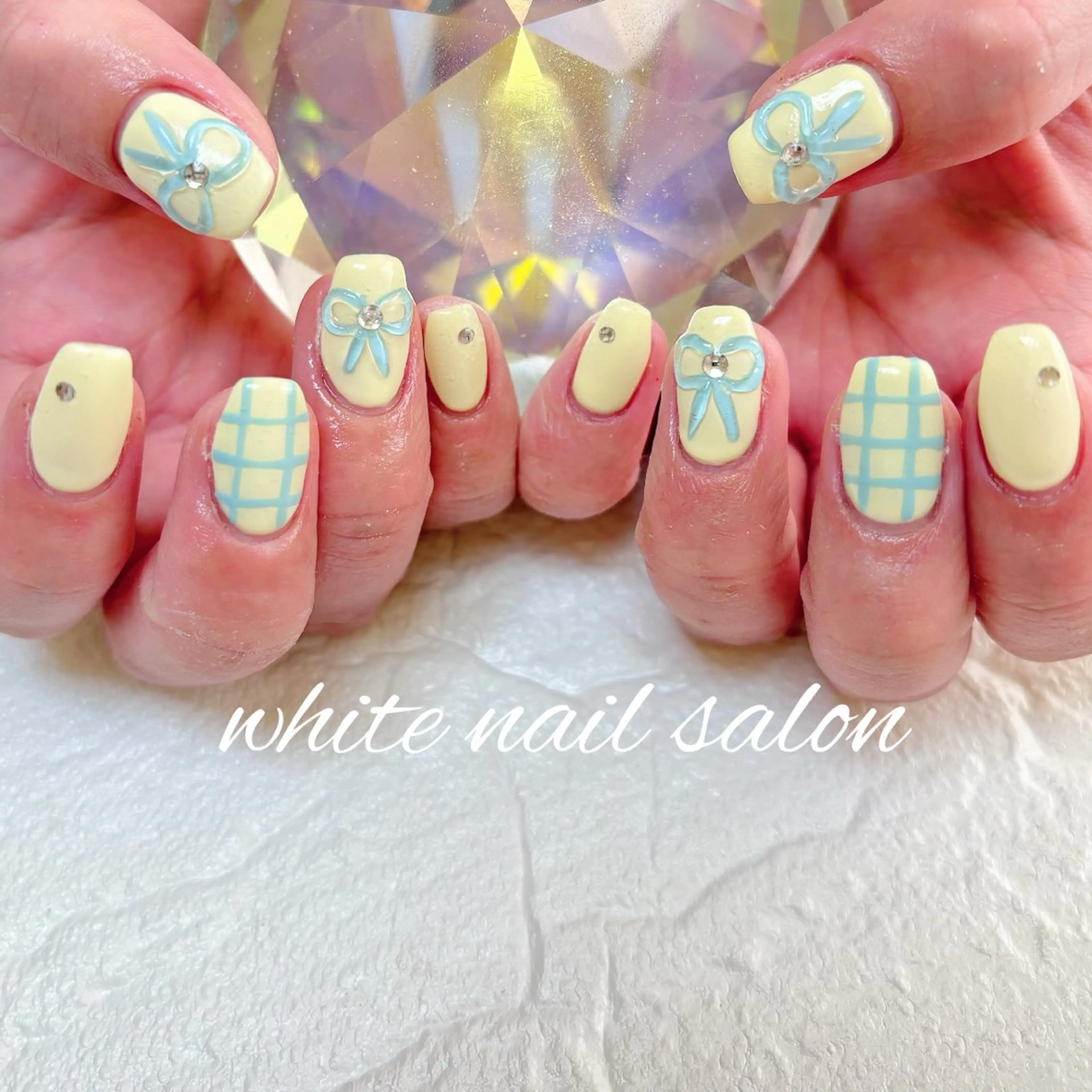 ネイル フットネイル 持ち込み ハンドネイル white nail salonのネイルデザイン