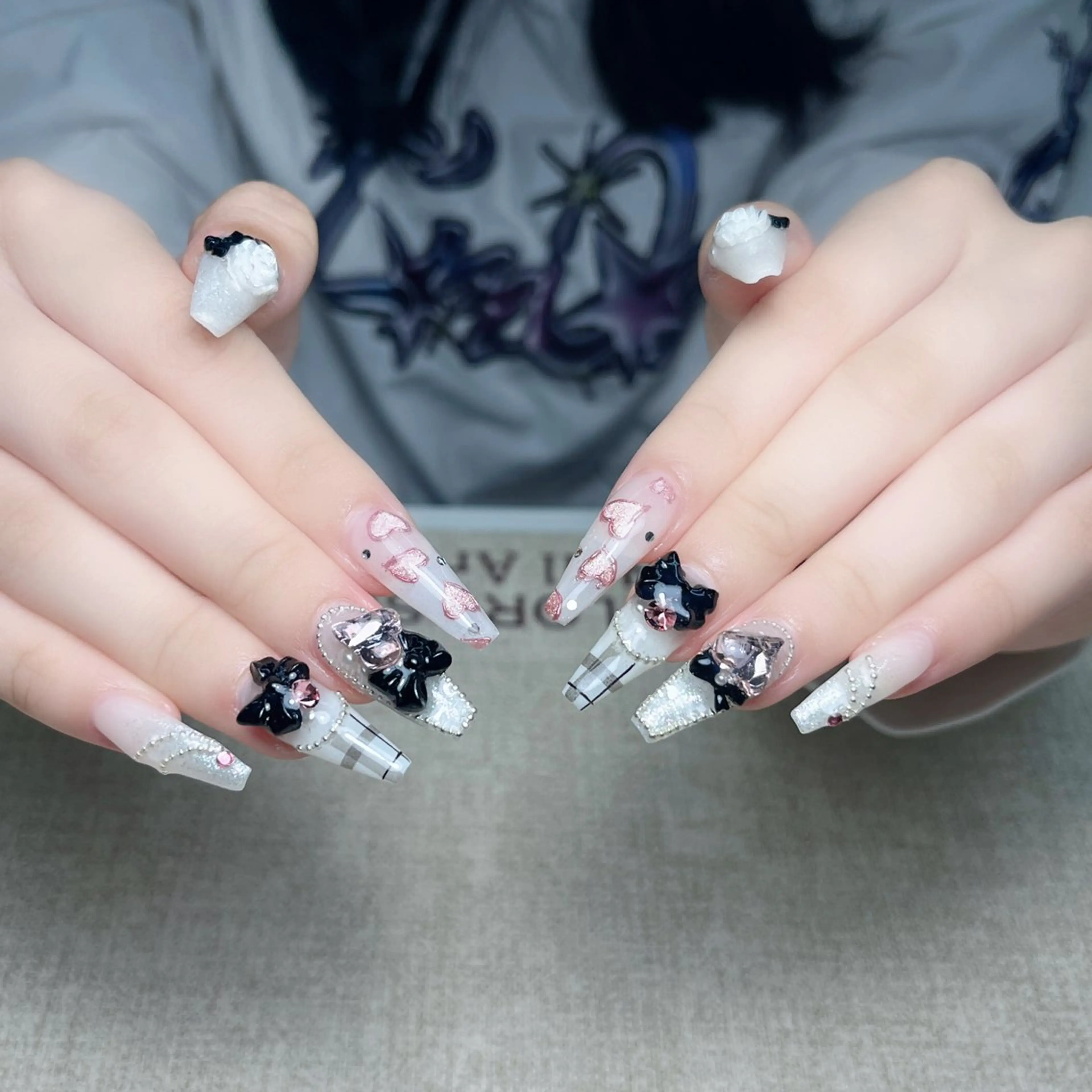 ネイル ハンドネイル ハンドケア Panda chan Novaのネイルデザイン