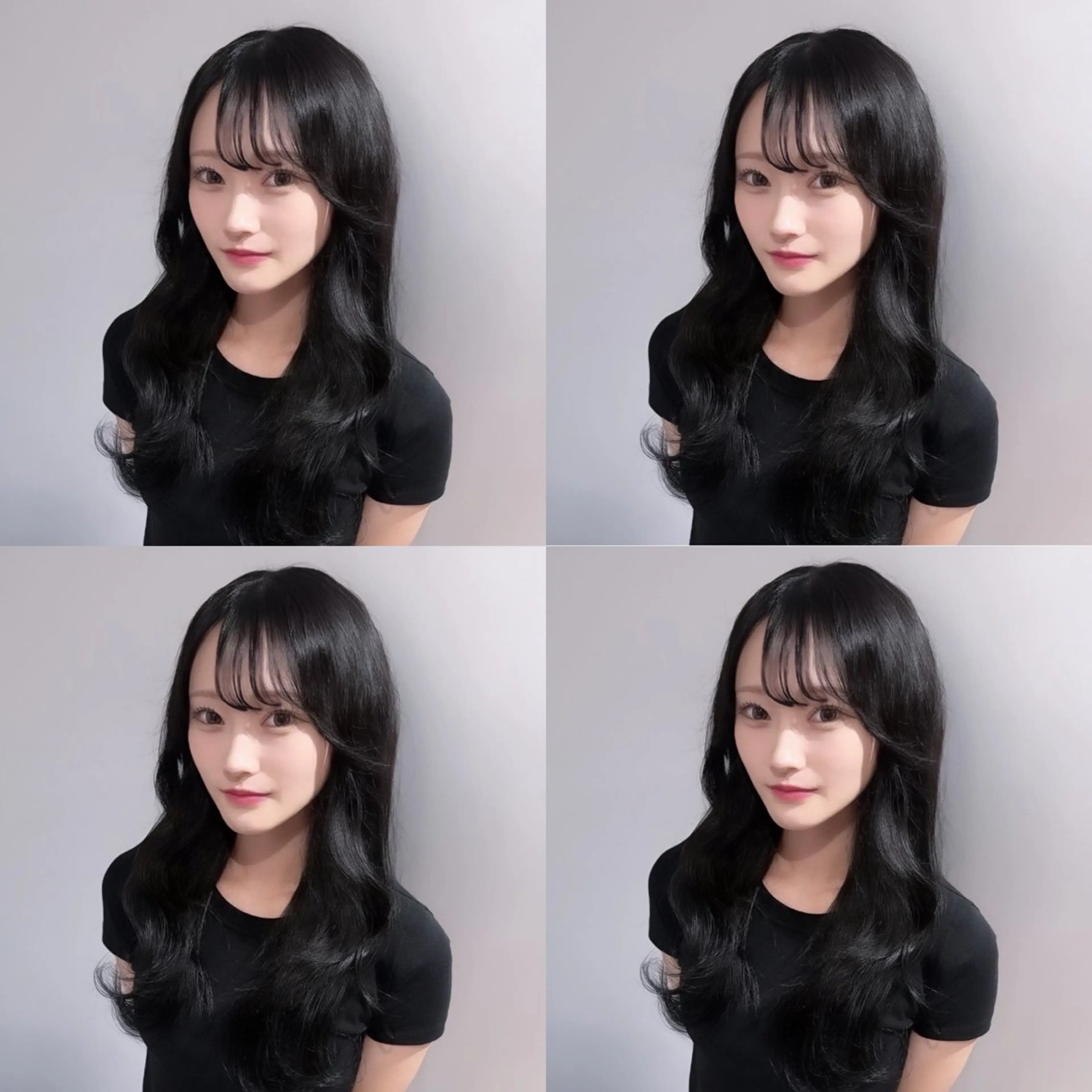 セミロング カラー ヘアアレンジ カット ヘアカラー トリートメント 💎韓国レイヤー ×エクステゆうま💎のヘアスタイル