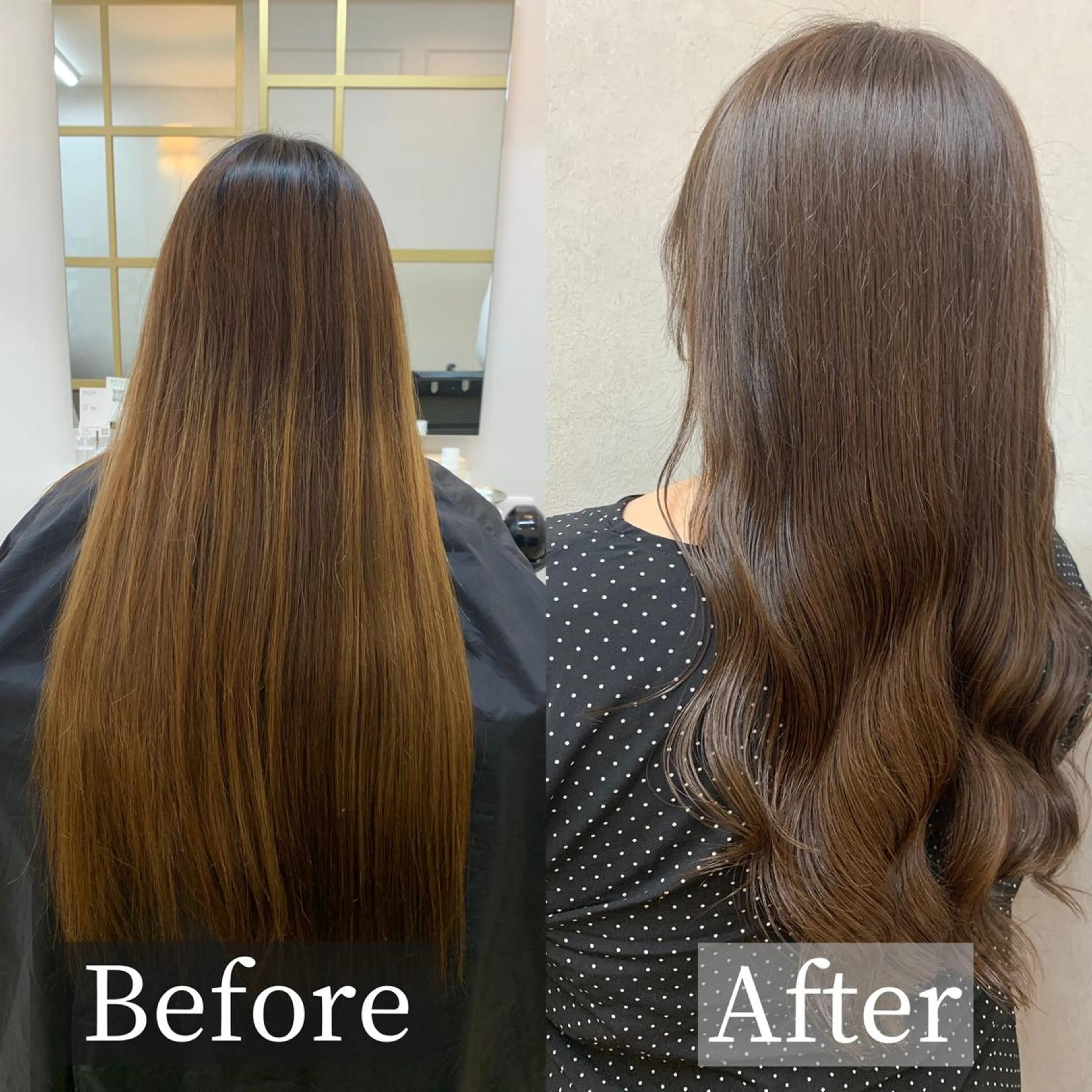 ロング カラー ベージュカラー ECLART milia【髪質改善 個室サロン】所属・MIHO /のヘアスタイル