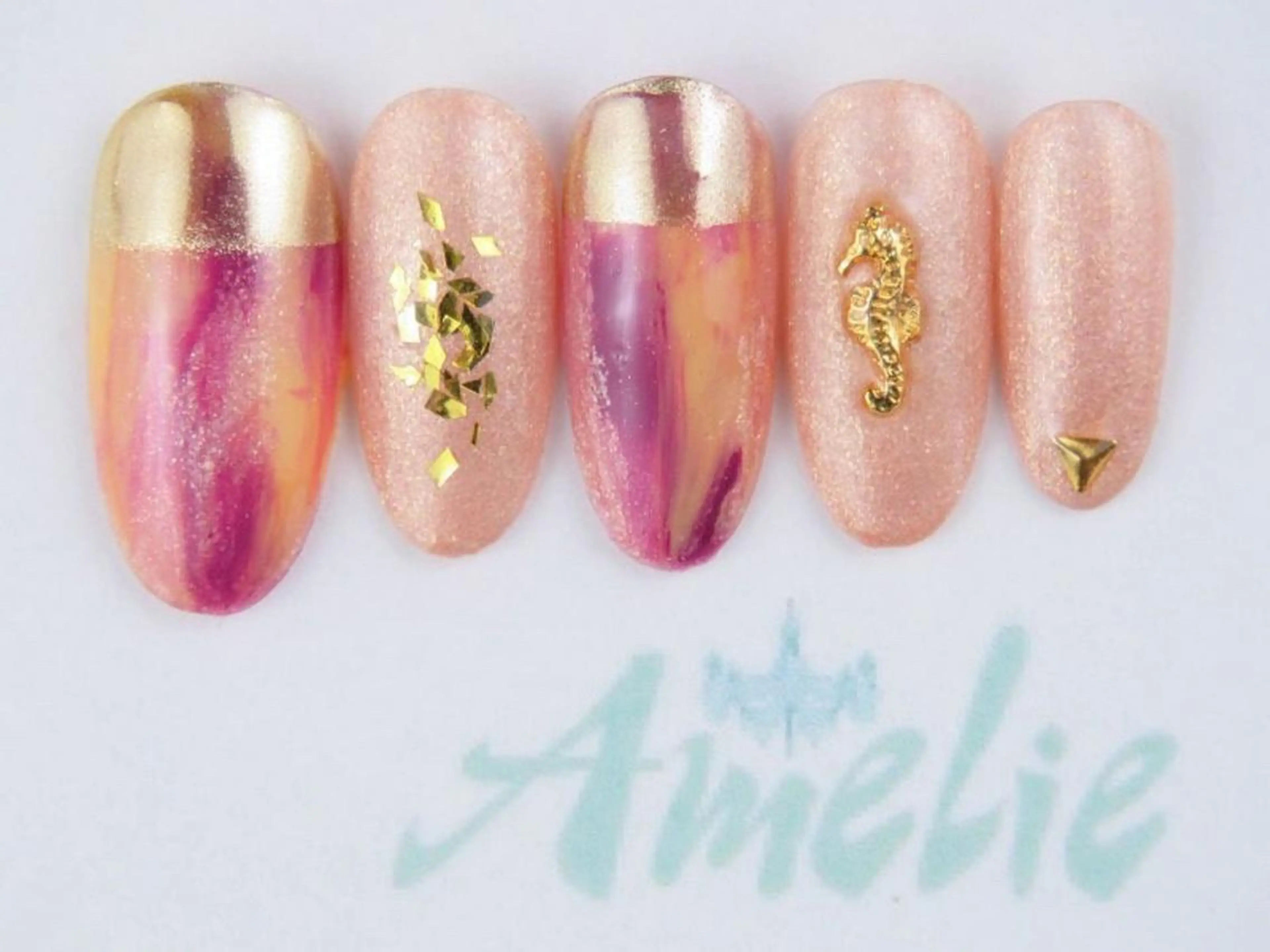 ネイル いちじゅう あおいのネイルデザイン