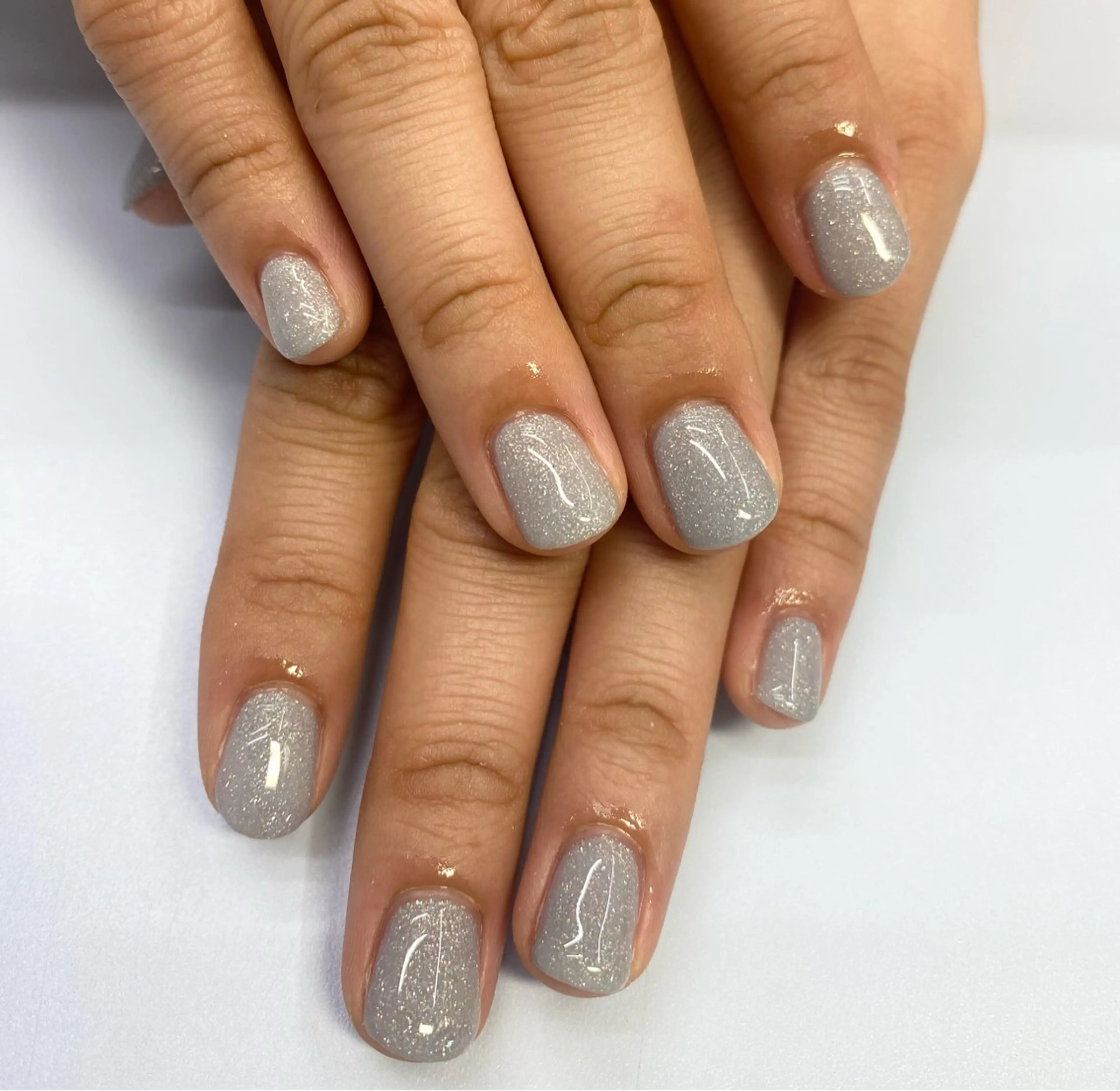 【オフ無し】ハンド✋ワンカラー・ラメグラデーションの写真