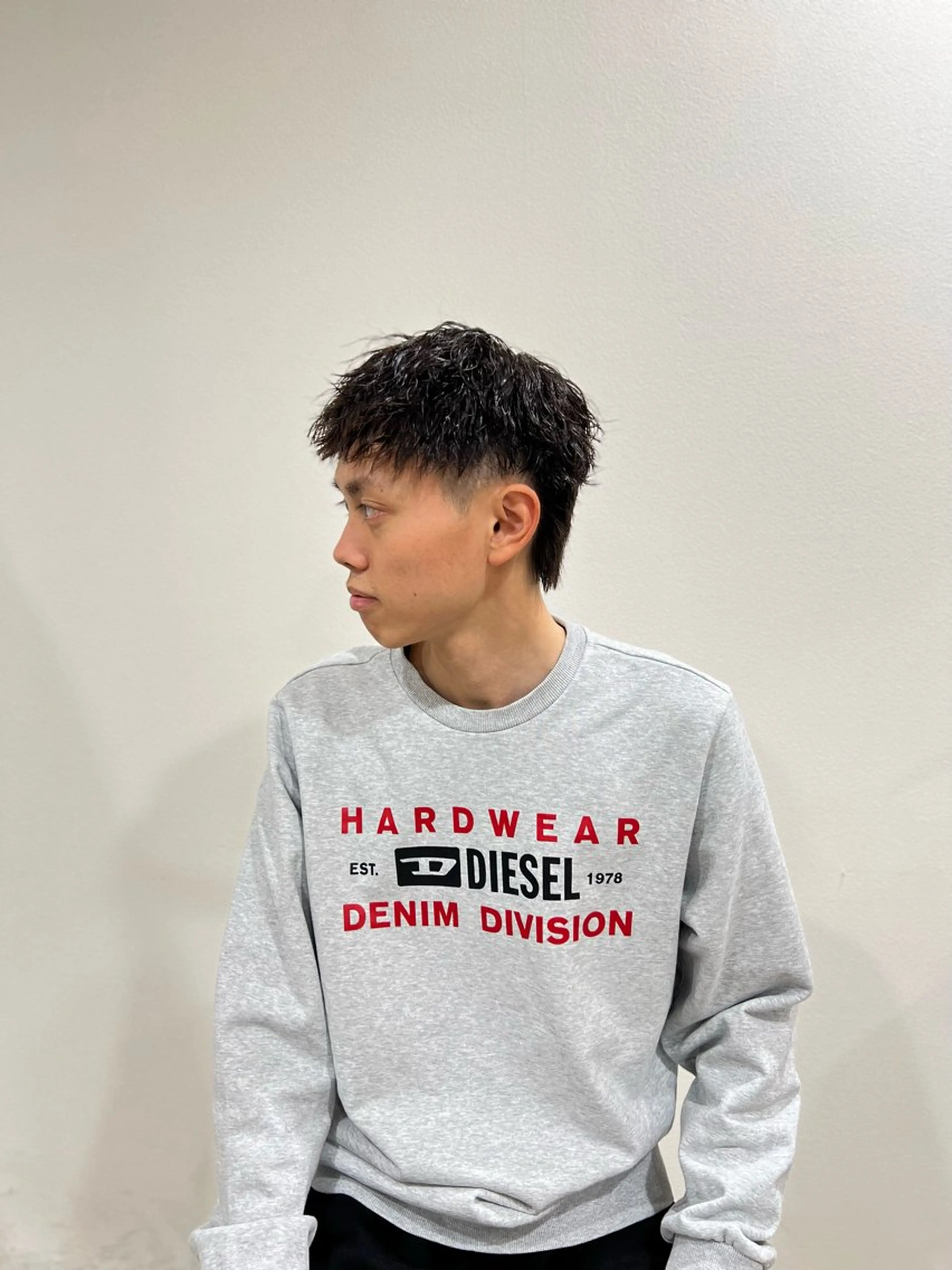 パーマ メンズ 心斎橋バレイヤージュ 小林勝貴のヘアスタイル