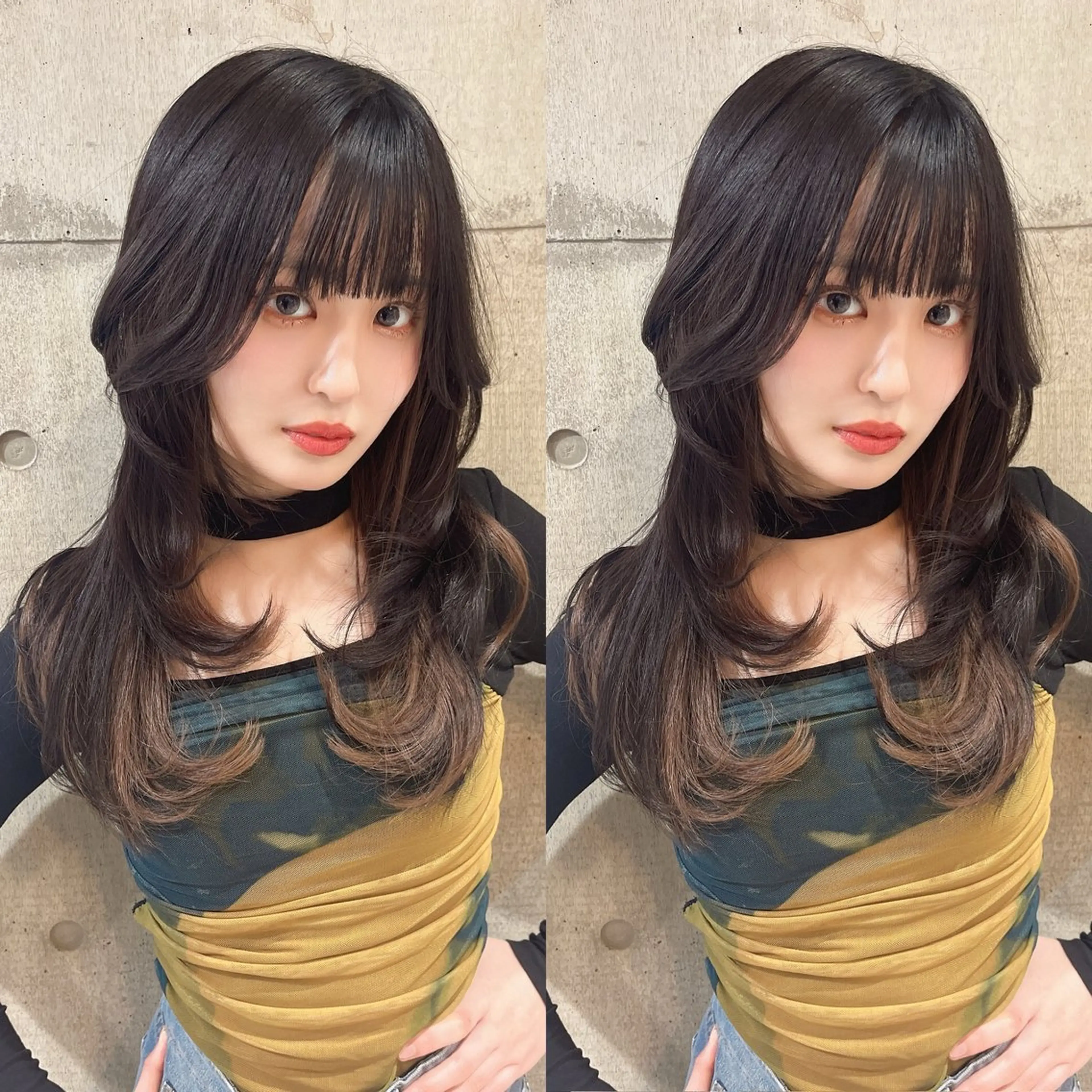 ミディアム 韓国ヘア/髪質改善 TAKAHIROのヘアスタイル