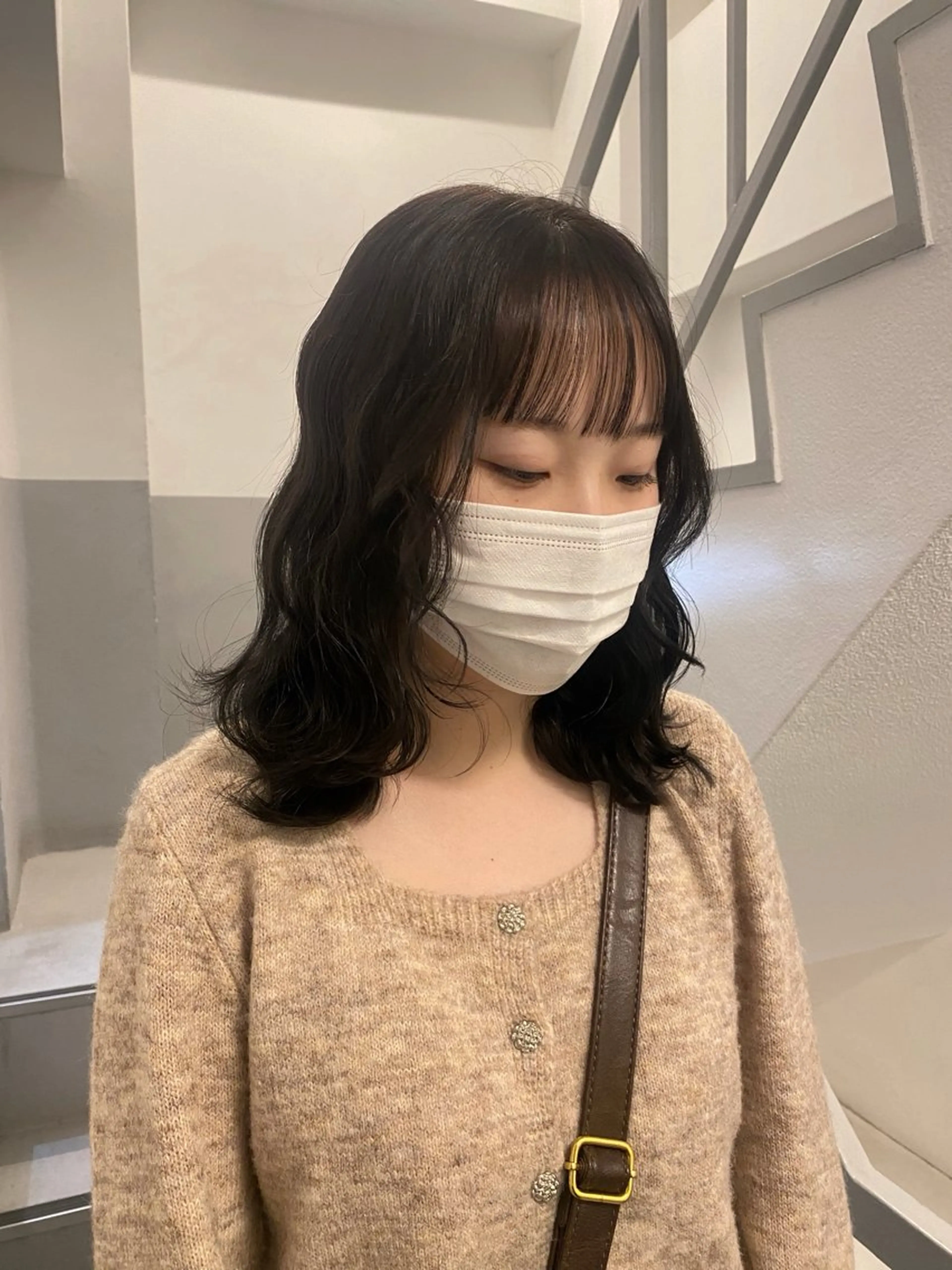 ミディアム 【Mimosa】 Irohaのヘアスタイル