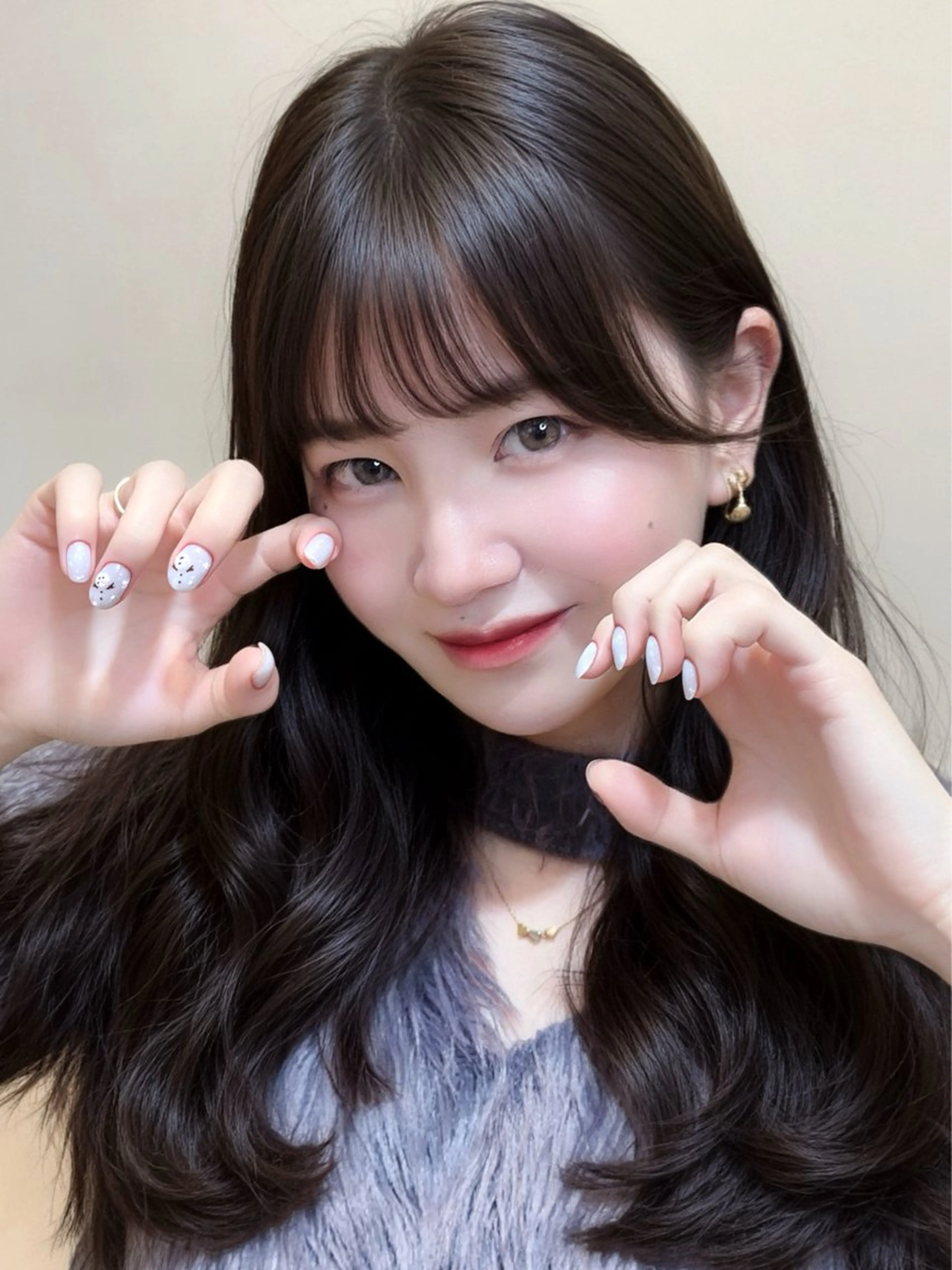 ロング カラー 前髪/顔周り❣️ 縮毛矯正/おばかんのヘアスタイル