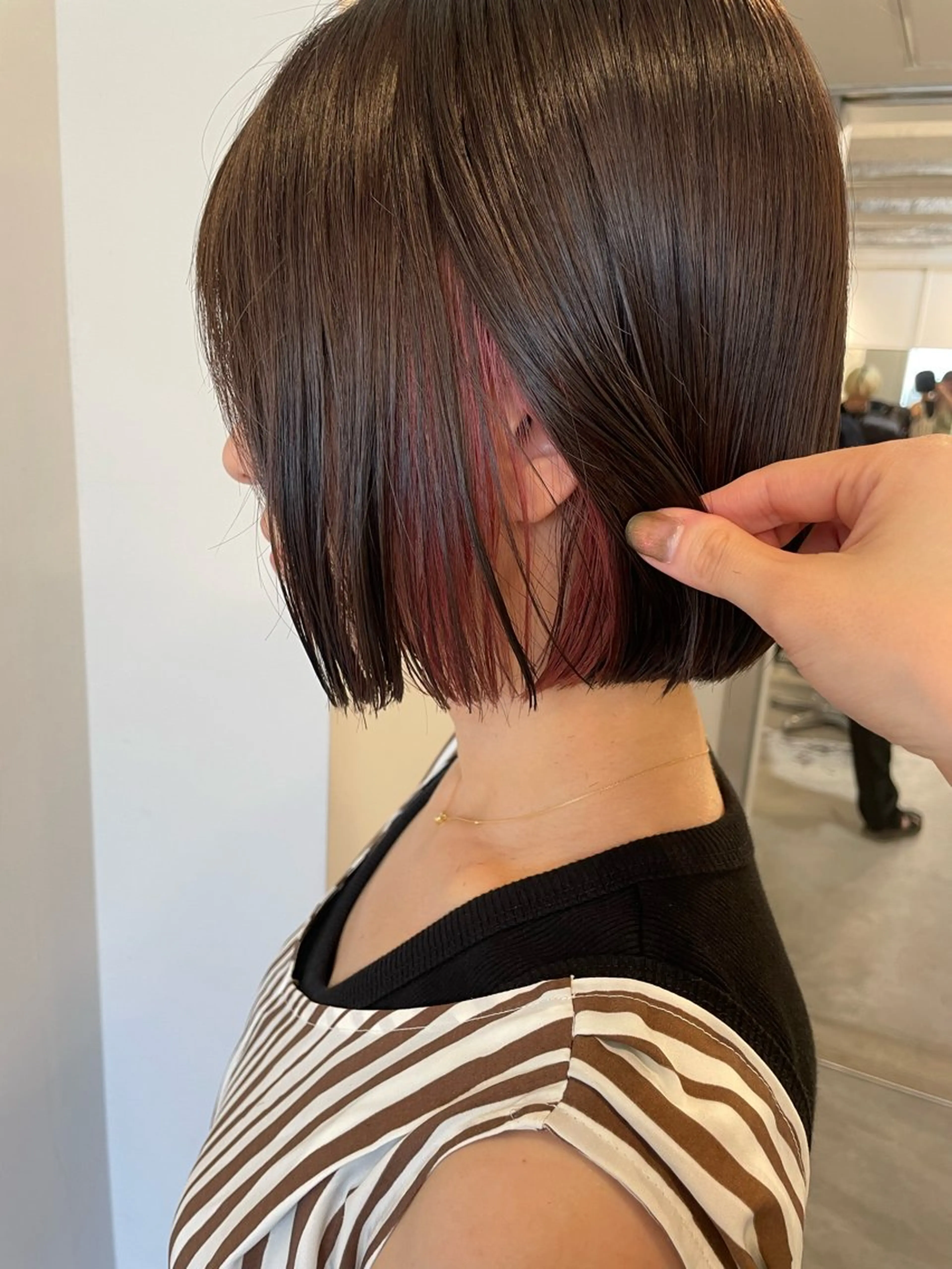 ショート カラー Hatsune 🐯レイヤーカットのヘアスタイル