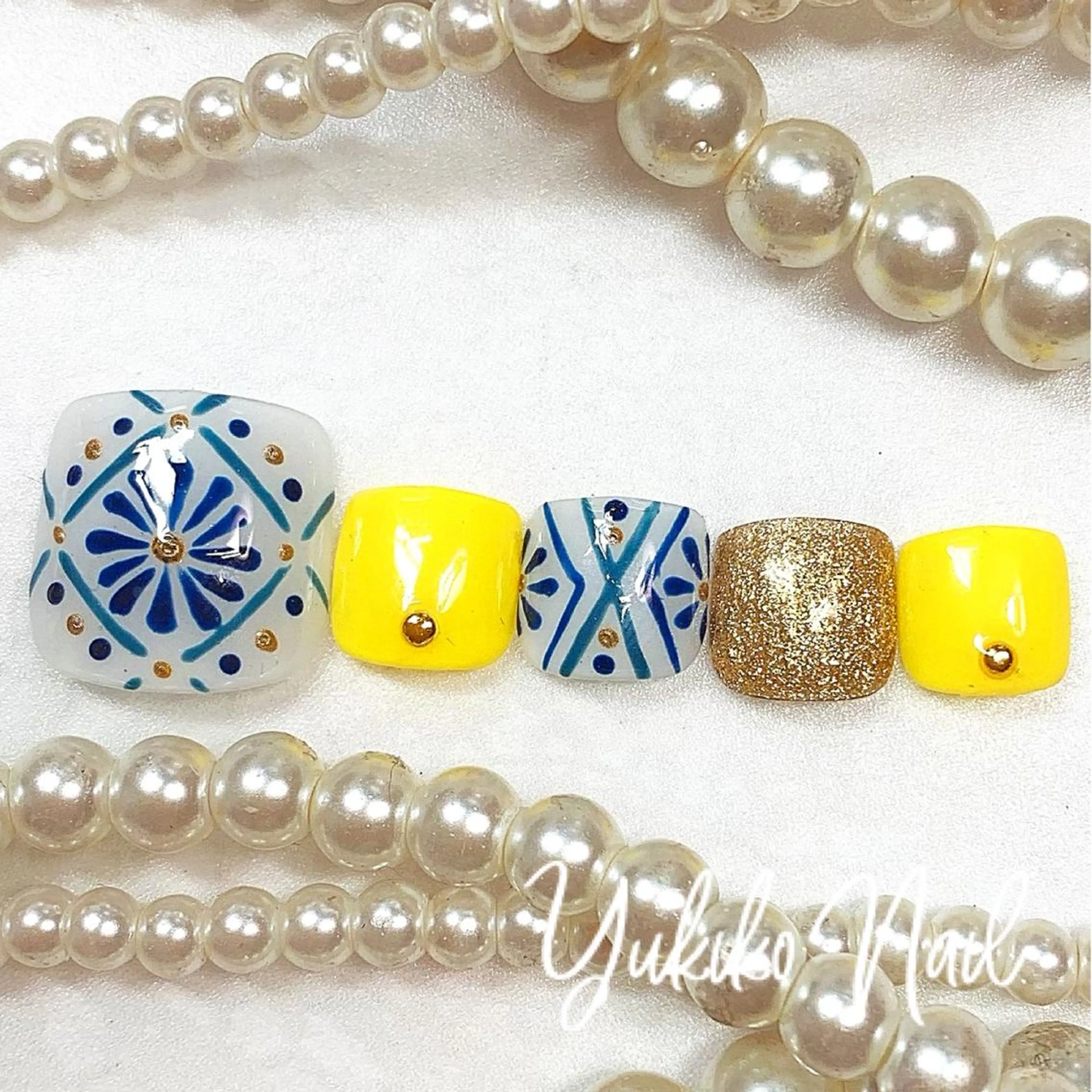 ネイル フラワーネイル フットネイル ユキコ ネイルのネイルデザイン