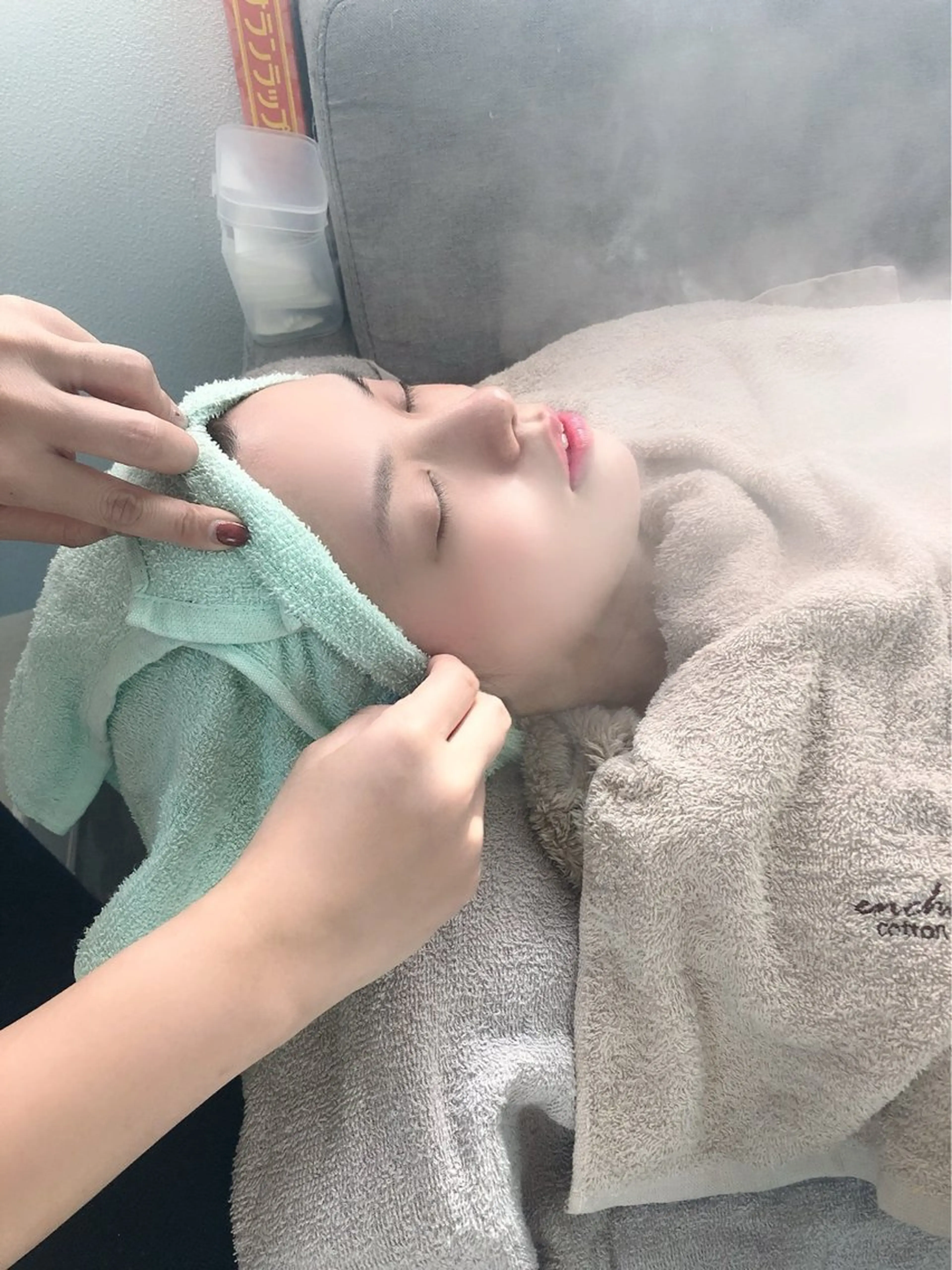 【たるみケア/毛穴引 き締め/よもぎ蒸し】のエステ・リラクイメージ