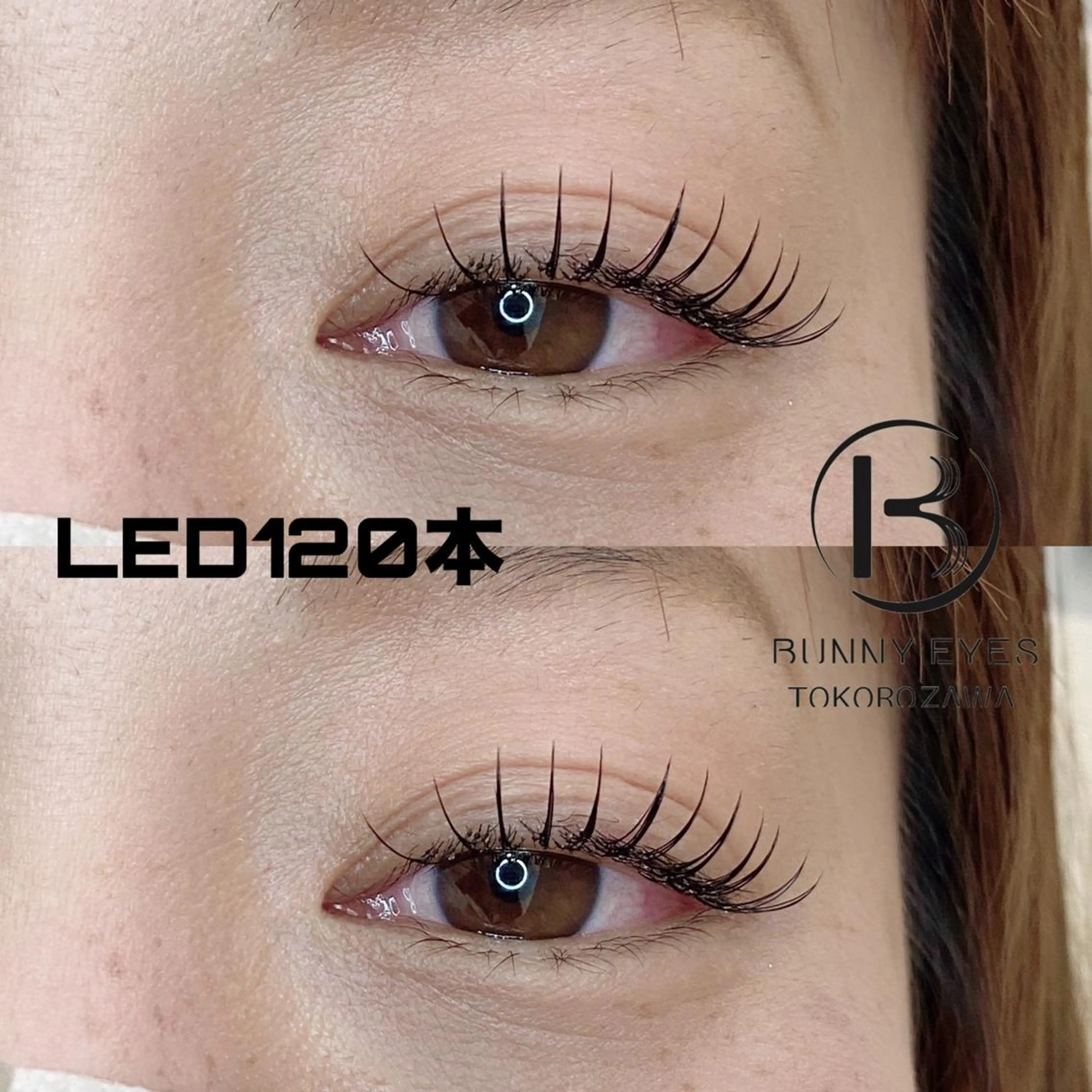 マツエク・マツパ フラットラッシュ Bunnyeyes TOKOROZAWAのマツエク・マツパデザイン