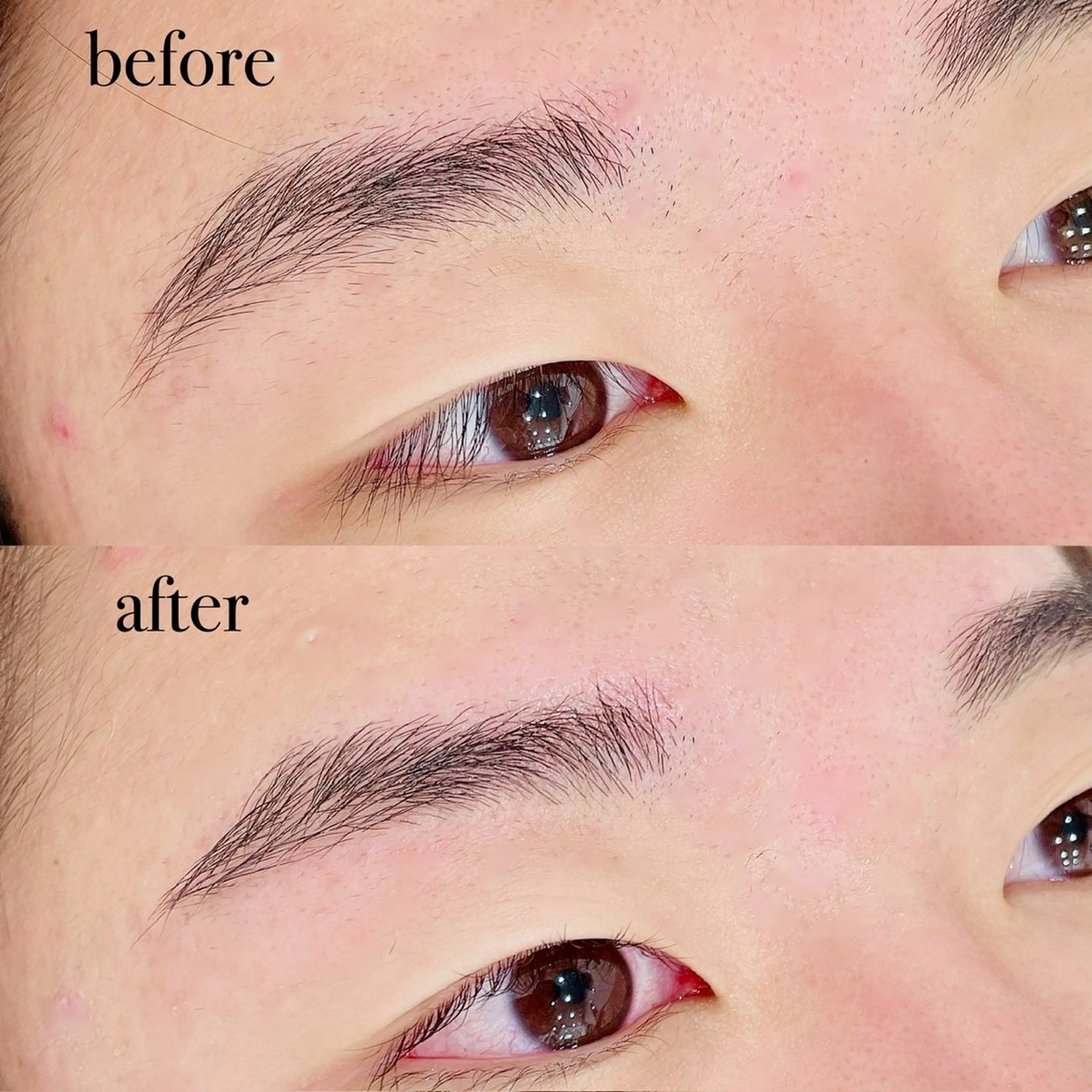 メンズ👨🏻‍🦱美眉スタイリングの写真