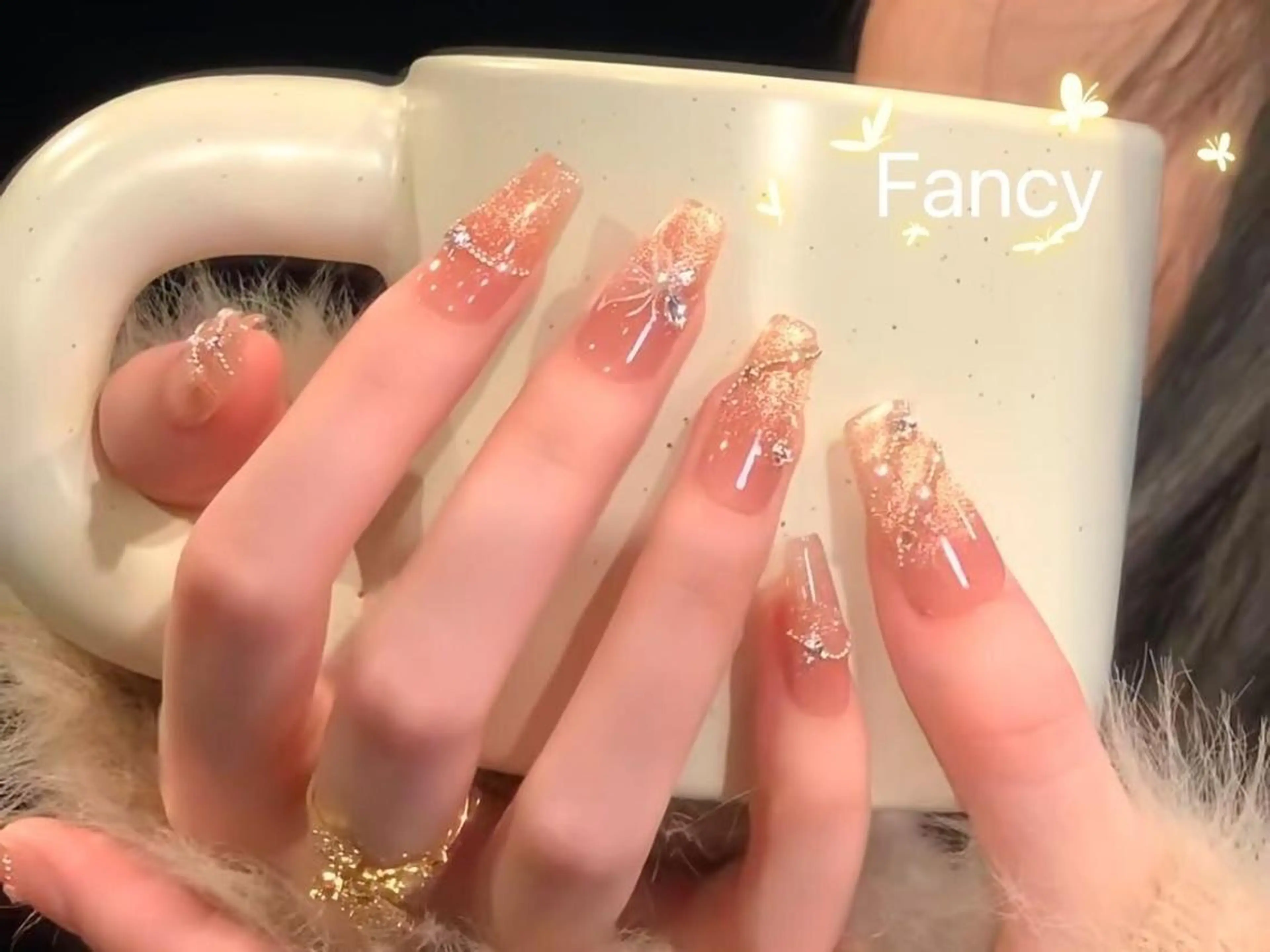 ネイル チークネイル フットネイル グラデーション 韓国ネイル ニュアンスネイル Fancyネイル サロン練馬店のネイルデザイン