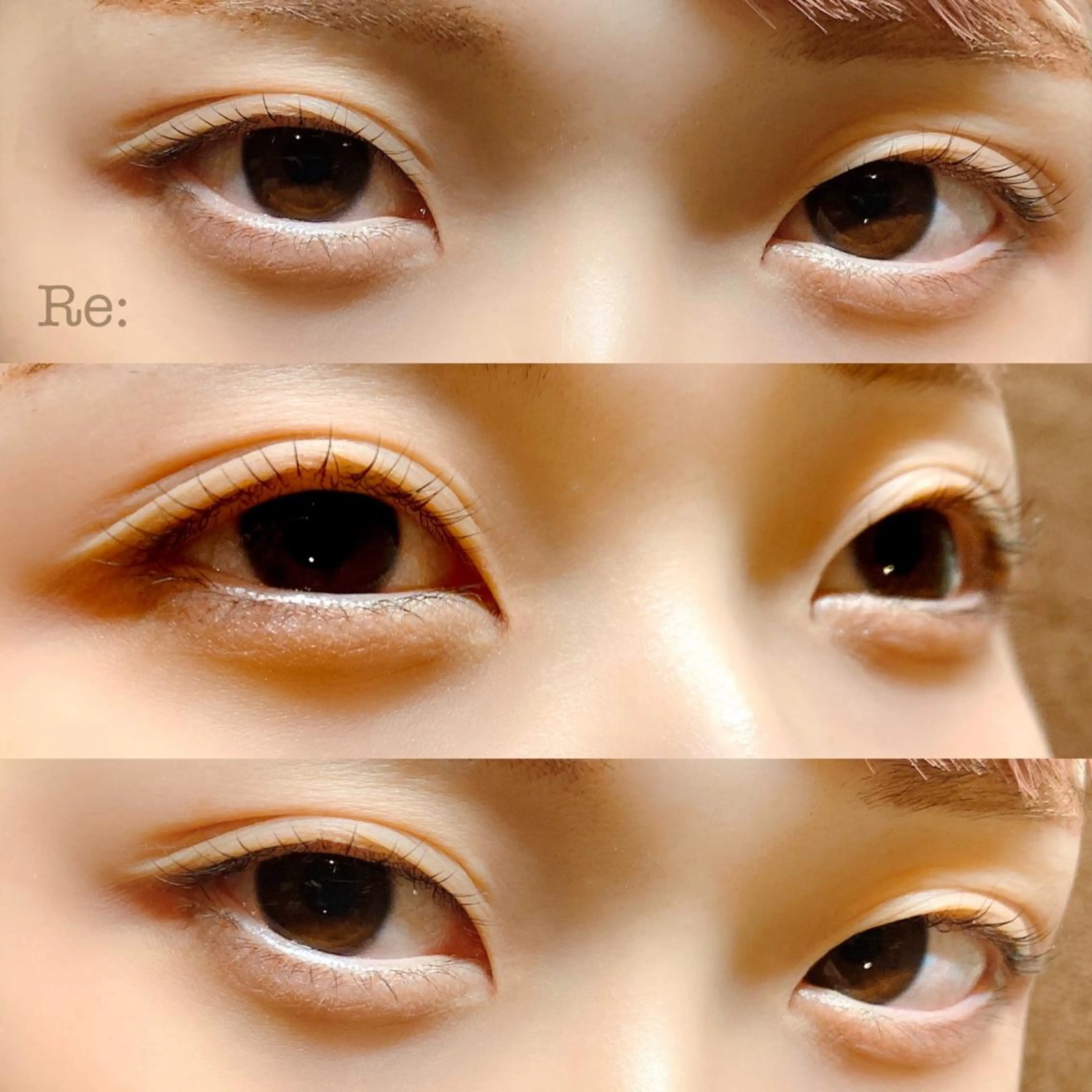 マツエク・マツパ 成人式 目尻長め ナチュラル 一重×まつ毛パーマ マツパ Lash Re：のマツエク・マツパデザイン