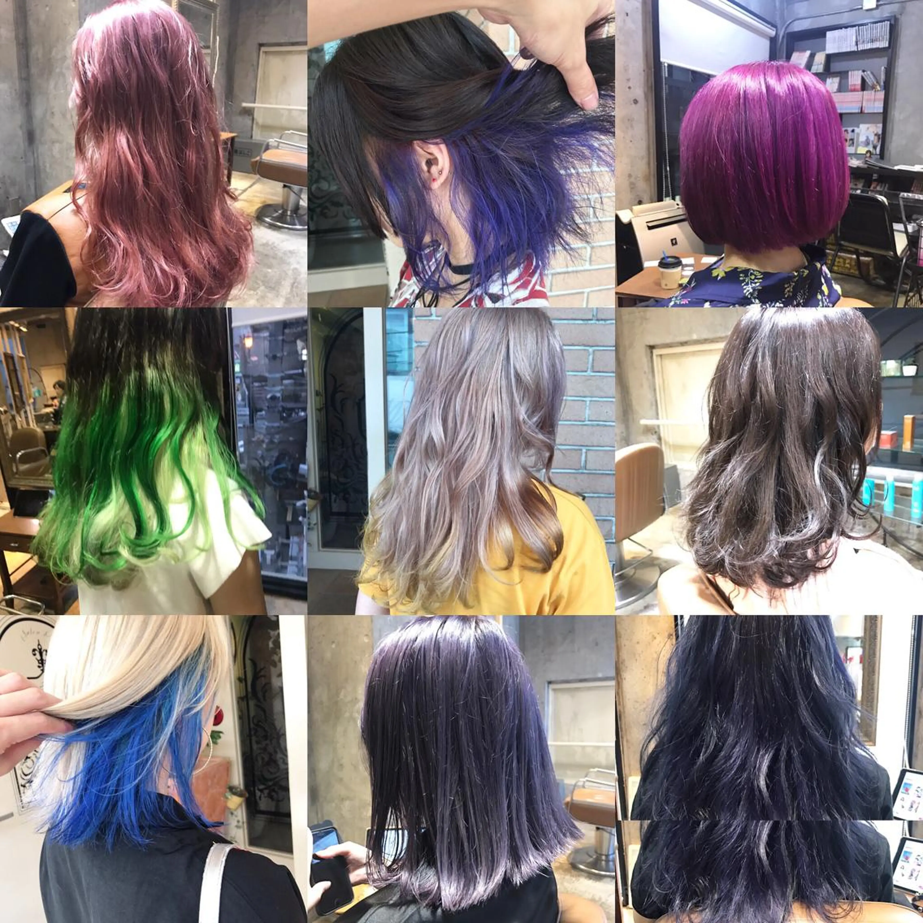 ミディアム カラー パーマ ヘアアレンジ メンズ キッズ ネイル マツエク・マツパ サロンドミルク 原宿のヘアスタイル