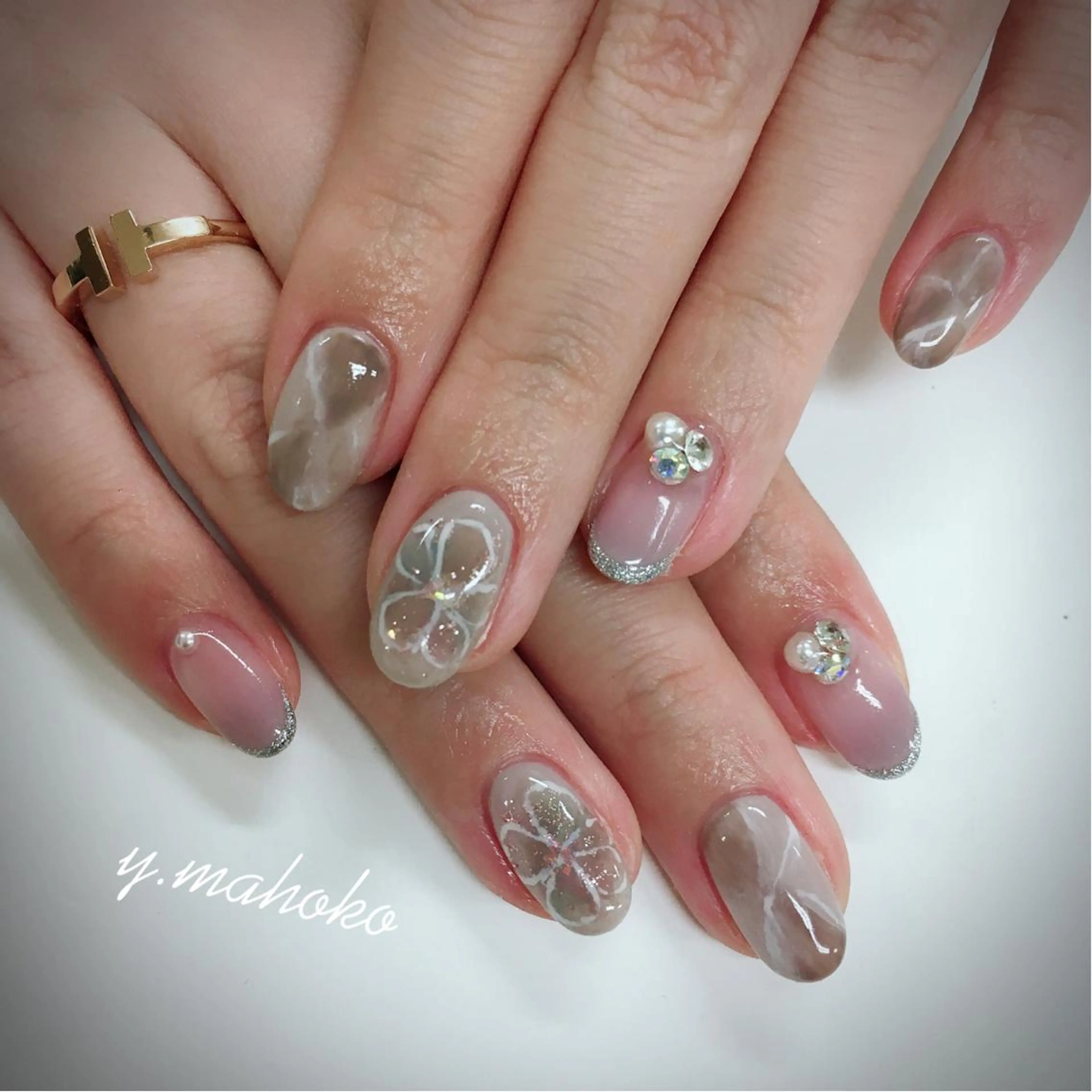 ネイル She nail studio 原宿所属・パラジェル有/ スカルプ/mahoのネイルデザイン