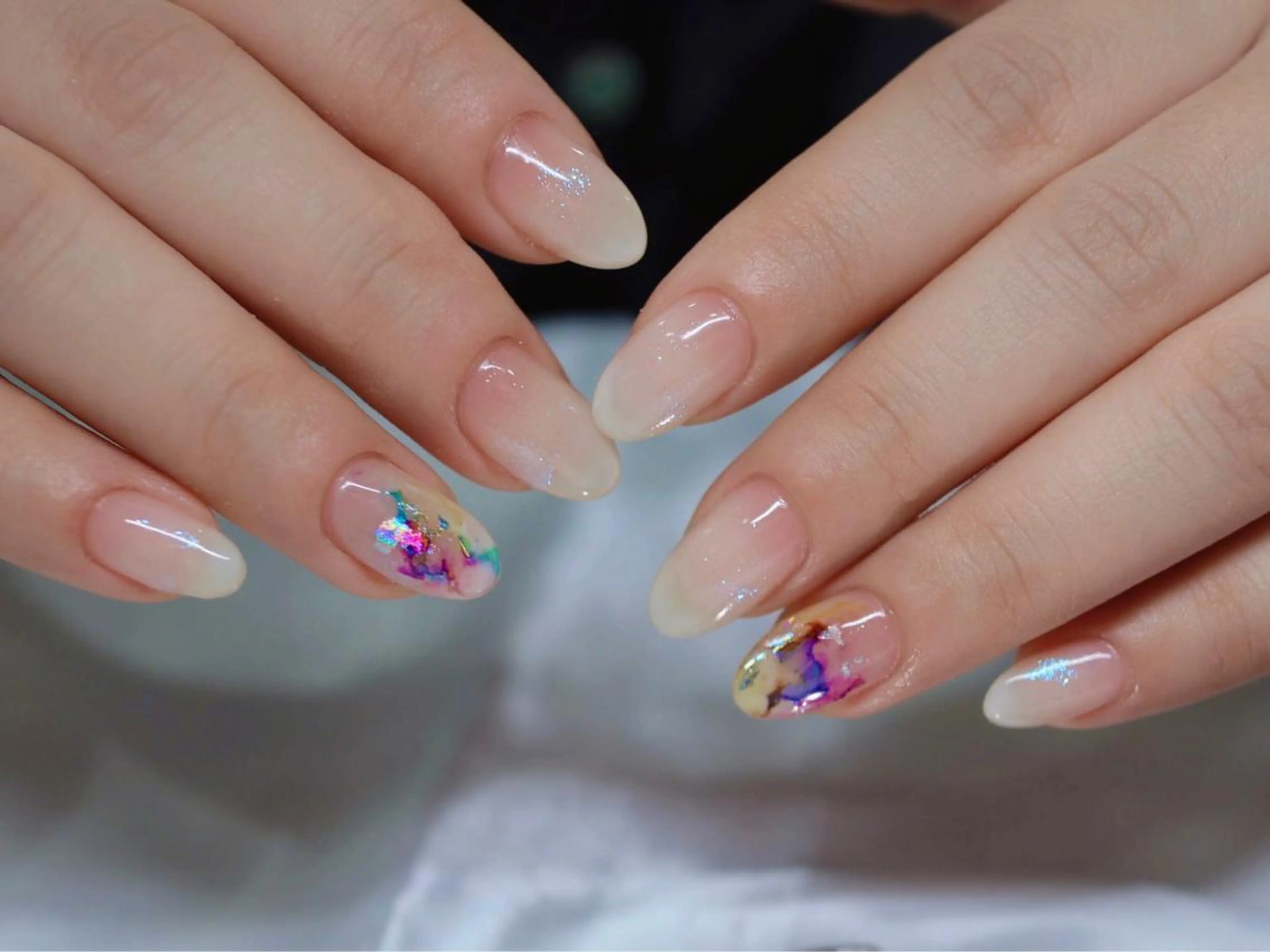 ネイル ニュアンスネイル Kaka Nailsのネイルデザイン