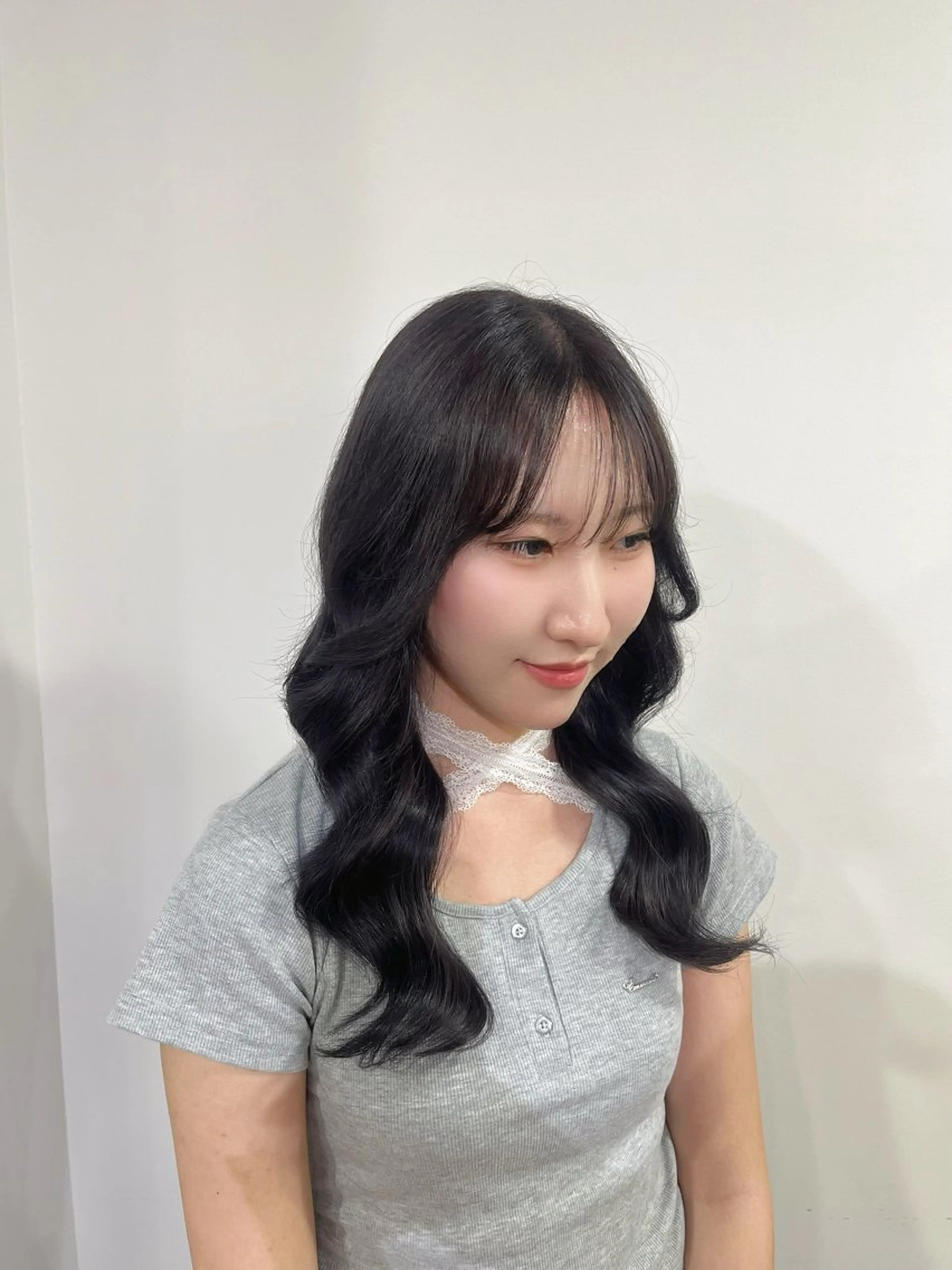 ロング カラー 透明感カラー グレージュ ラベンダーカラー ラベンダーグレージュ ラベンダーグレー ヴェリーテ所属・🎀仙台/ワンカラー /ありさ🎀のヘアスタイル