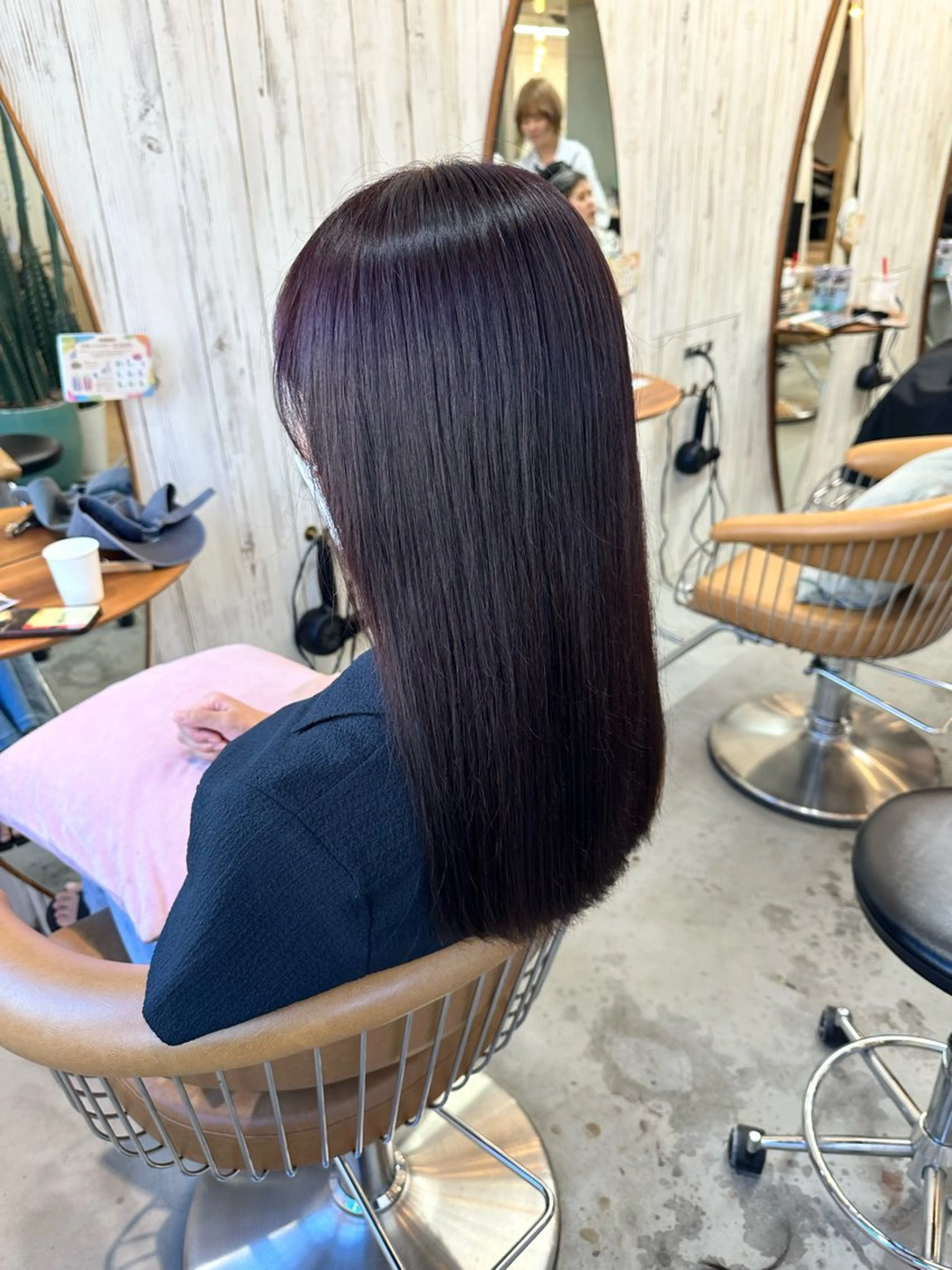 ロング カット ヘアカラー トリートメント 縮毛矯正/髪質改善 /ボブ/ともきのヘアスタイル