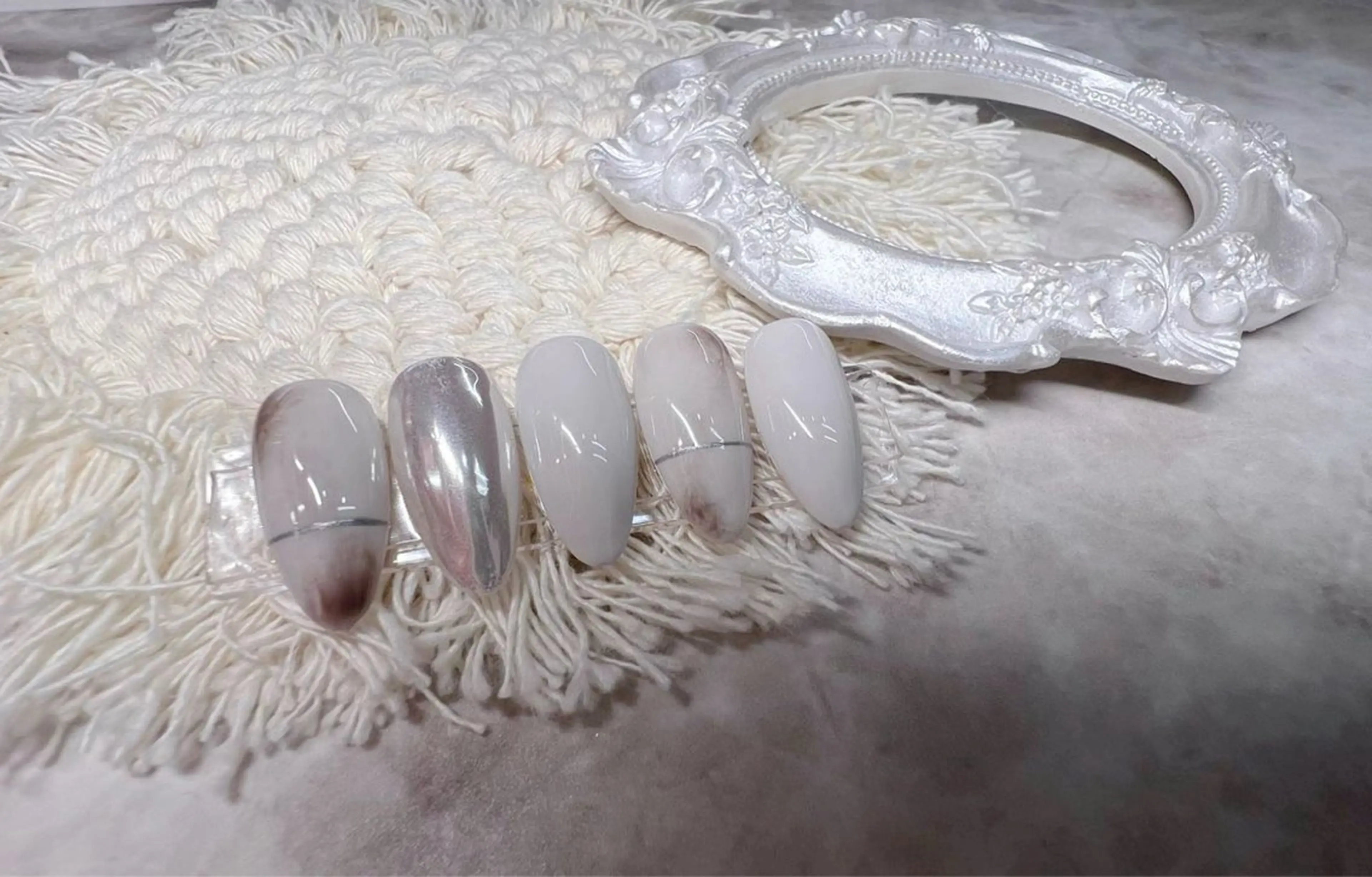 ネイル ハンドネイル (∩_∩)ミモネイル /eyelashのネイルデザイン