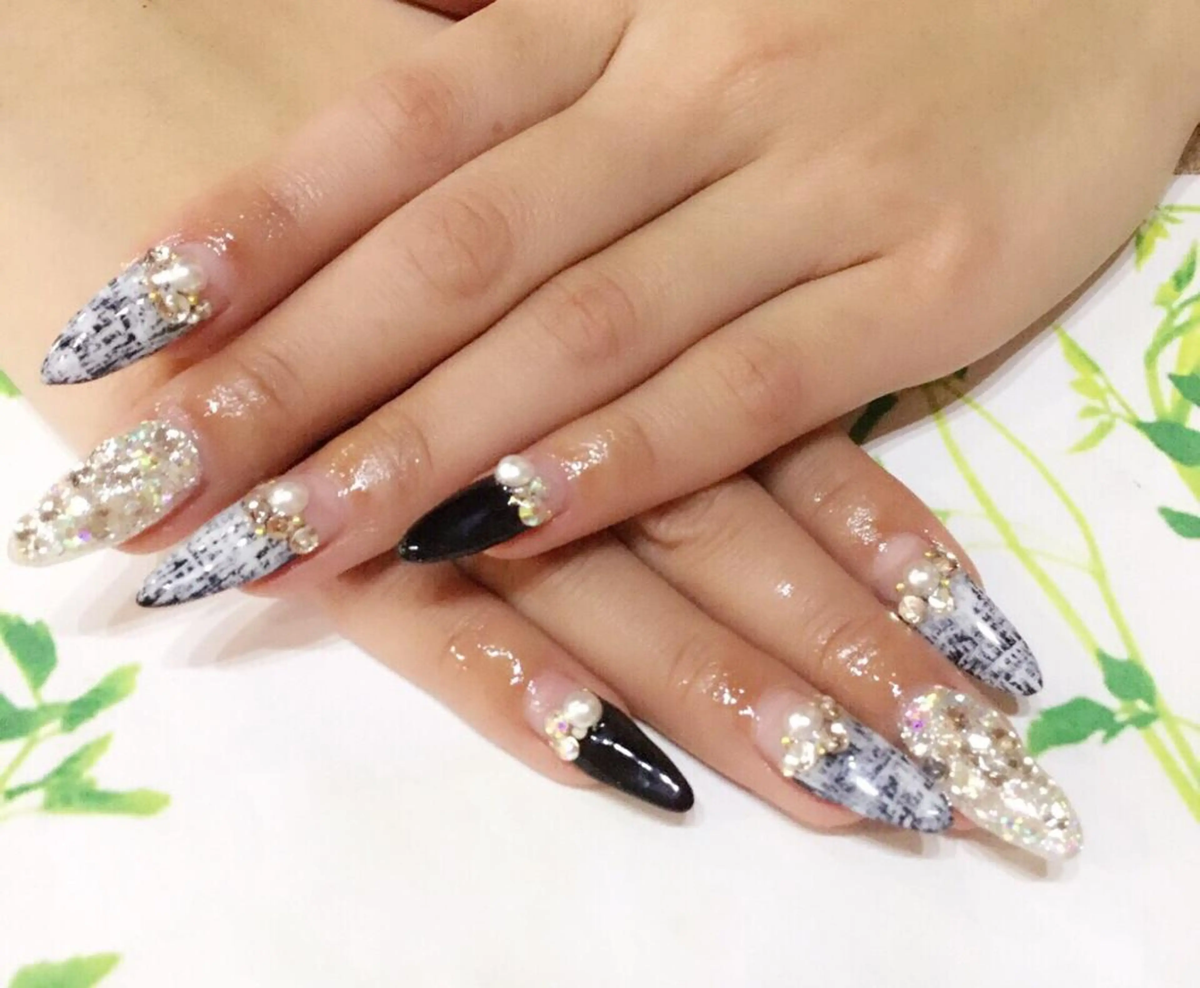 ネイル アートネイル スカルプネイル a yakaのネイルデザイン