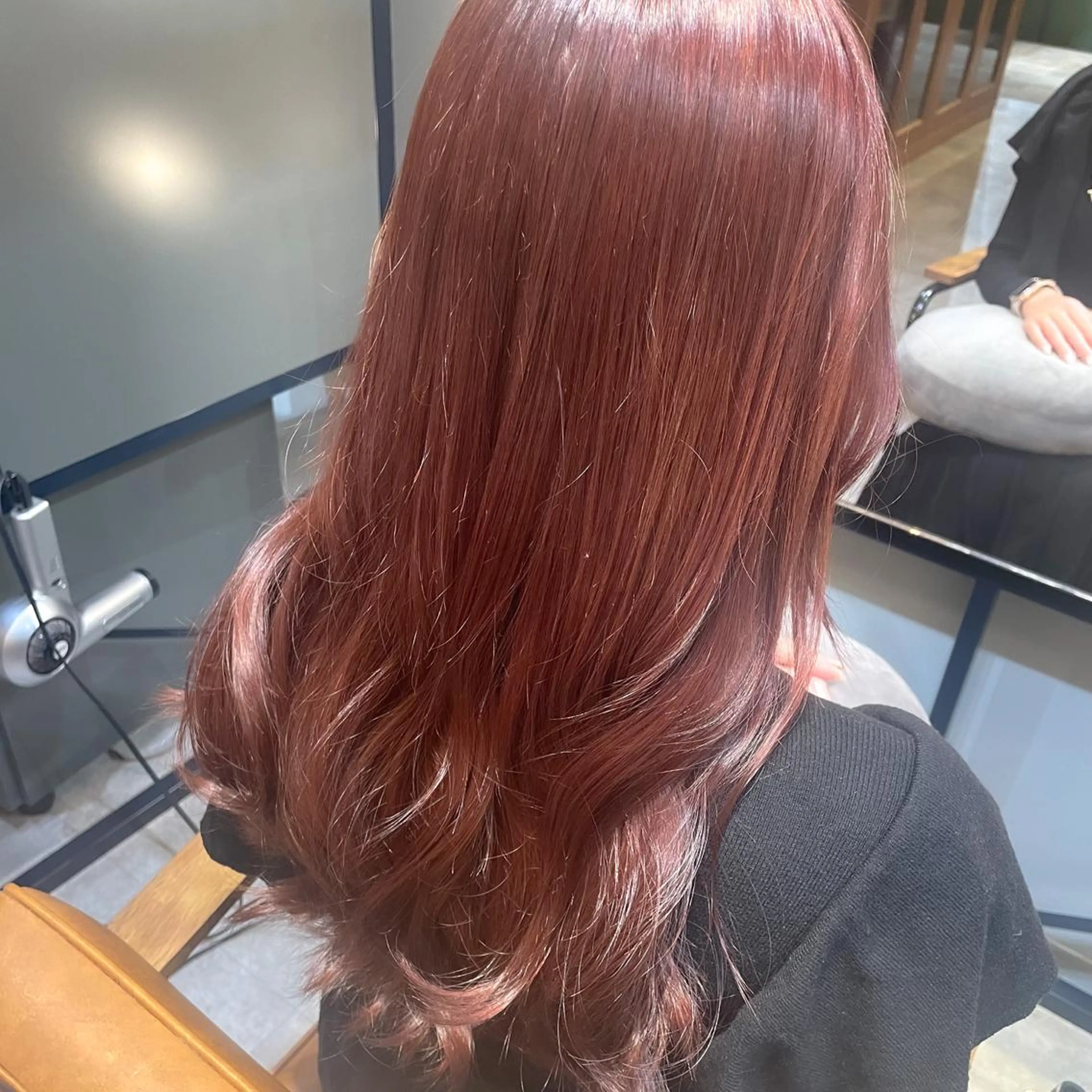 ロング カラー ヘアアレンジ ベージュカラー オレンジ オレンジベージュ INCE HAIR ひらい なつきのヘアスタイル