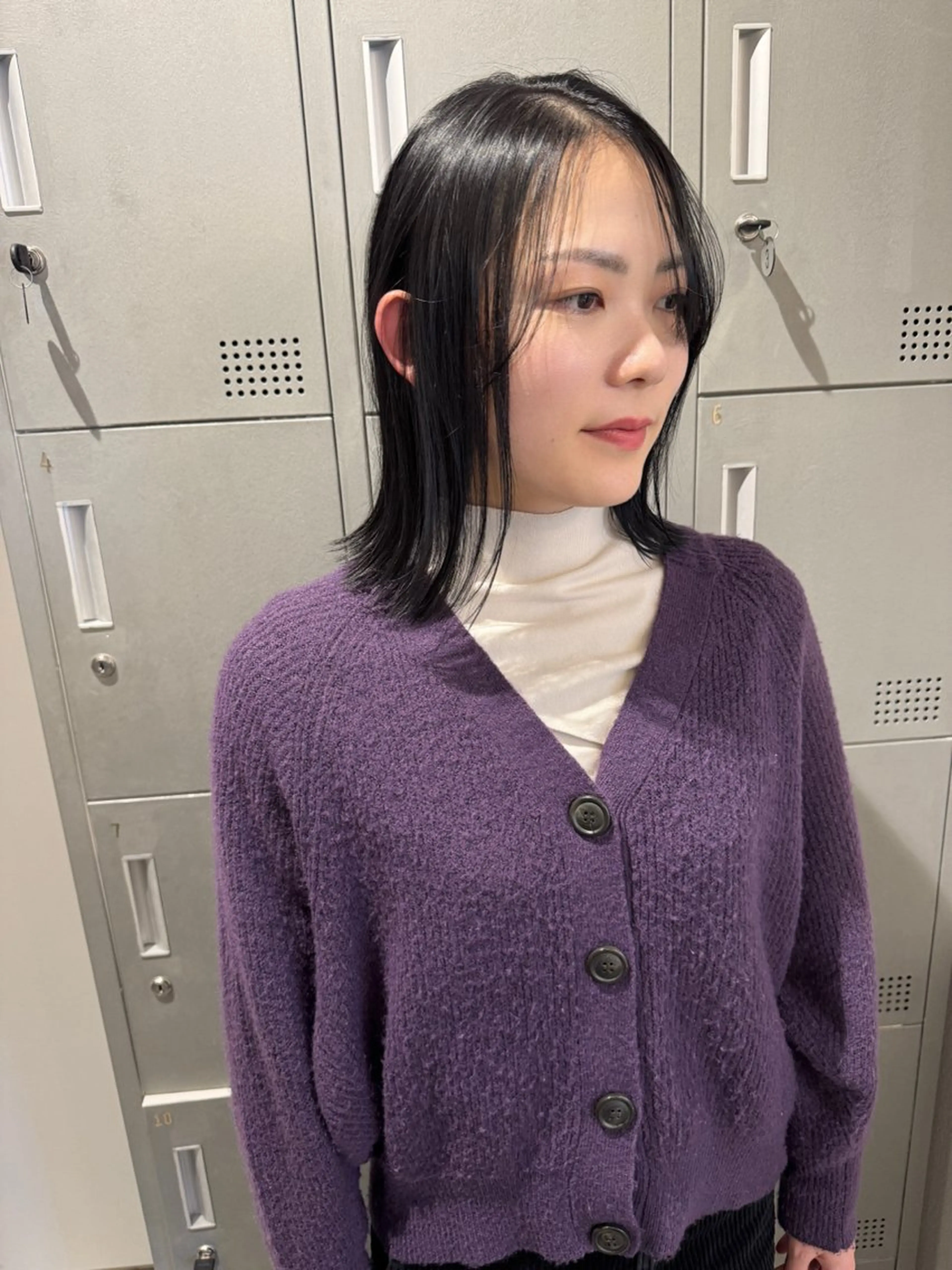 ミディアム カット ヘアカラー 【天満1艶髪】潤艶/ 髪質改善🌹釣本竜哉のヘアスタイル