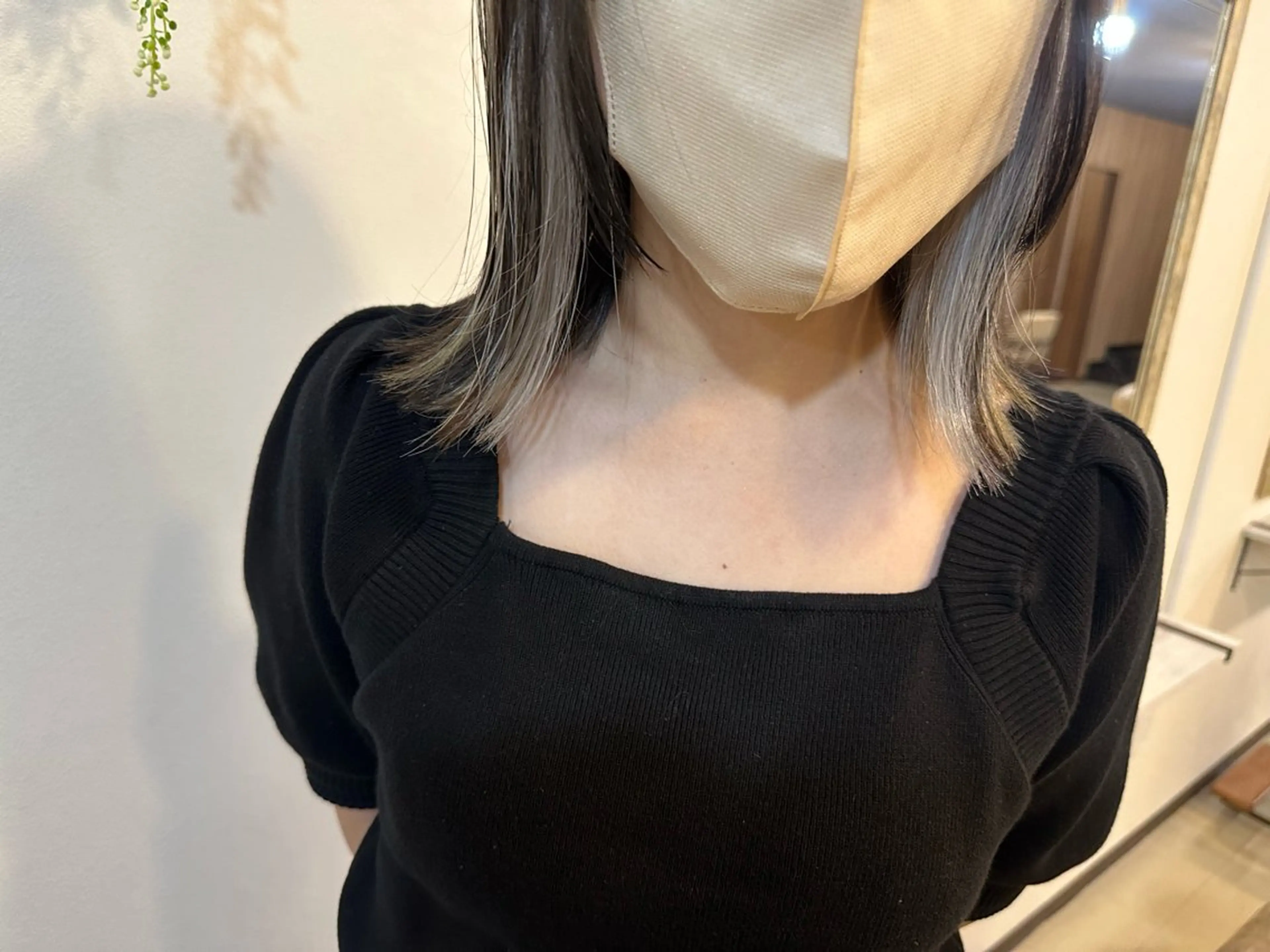 カラー ベージュカラー ブリーチ ケアブリーチ イヤリングカラー インナーカラー ヘアカラー Sherry/R 三川町　木村祐里奈のヘアスタイル