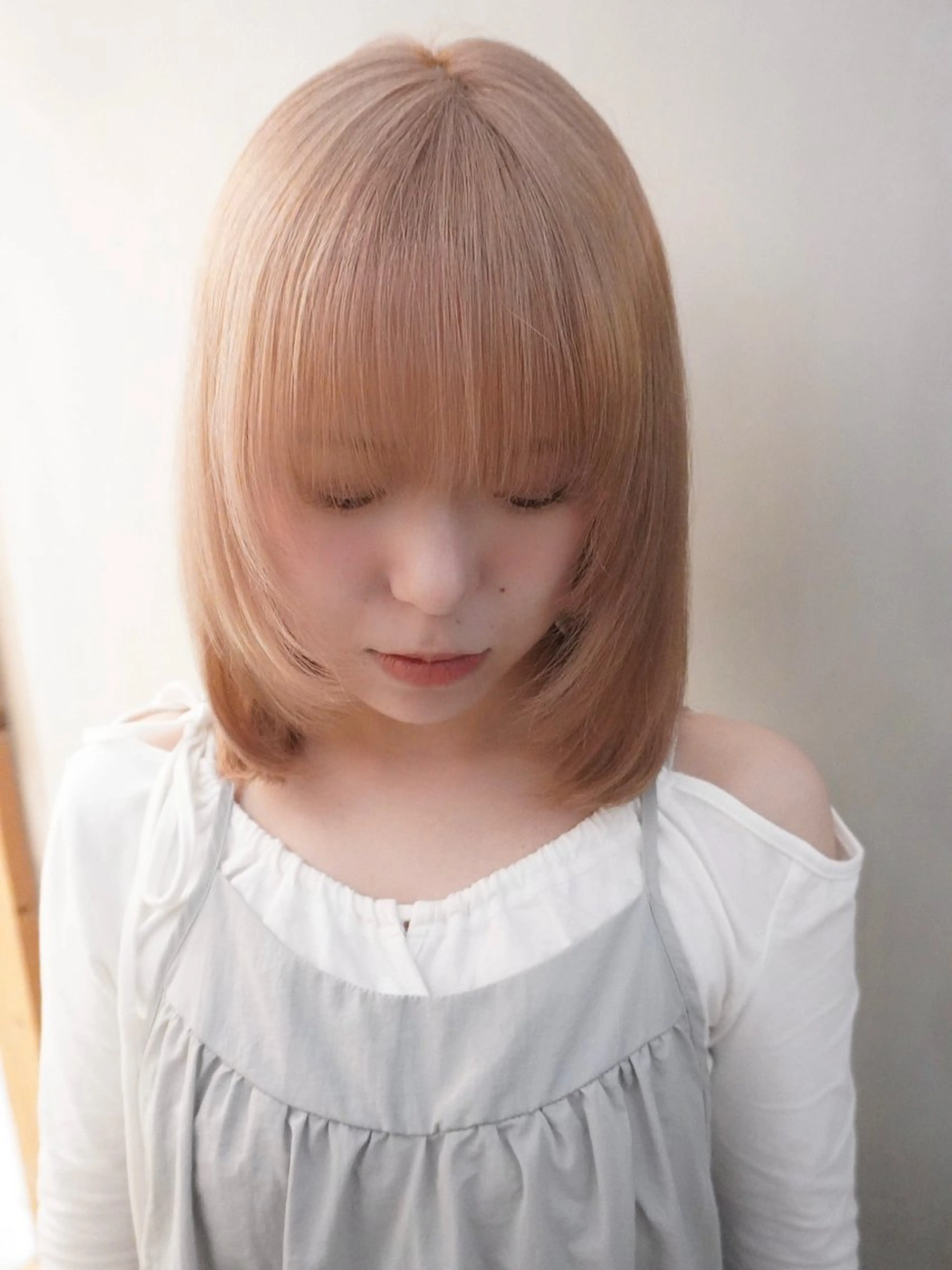 カラー ヘアカラー hinata/ ハイトーンカラー🪽のヘアスタイル