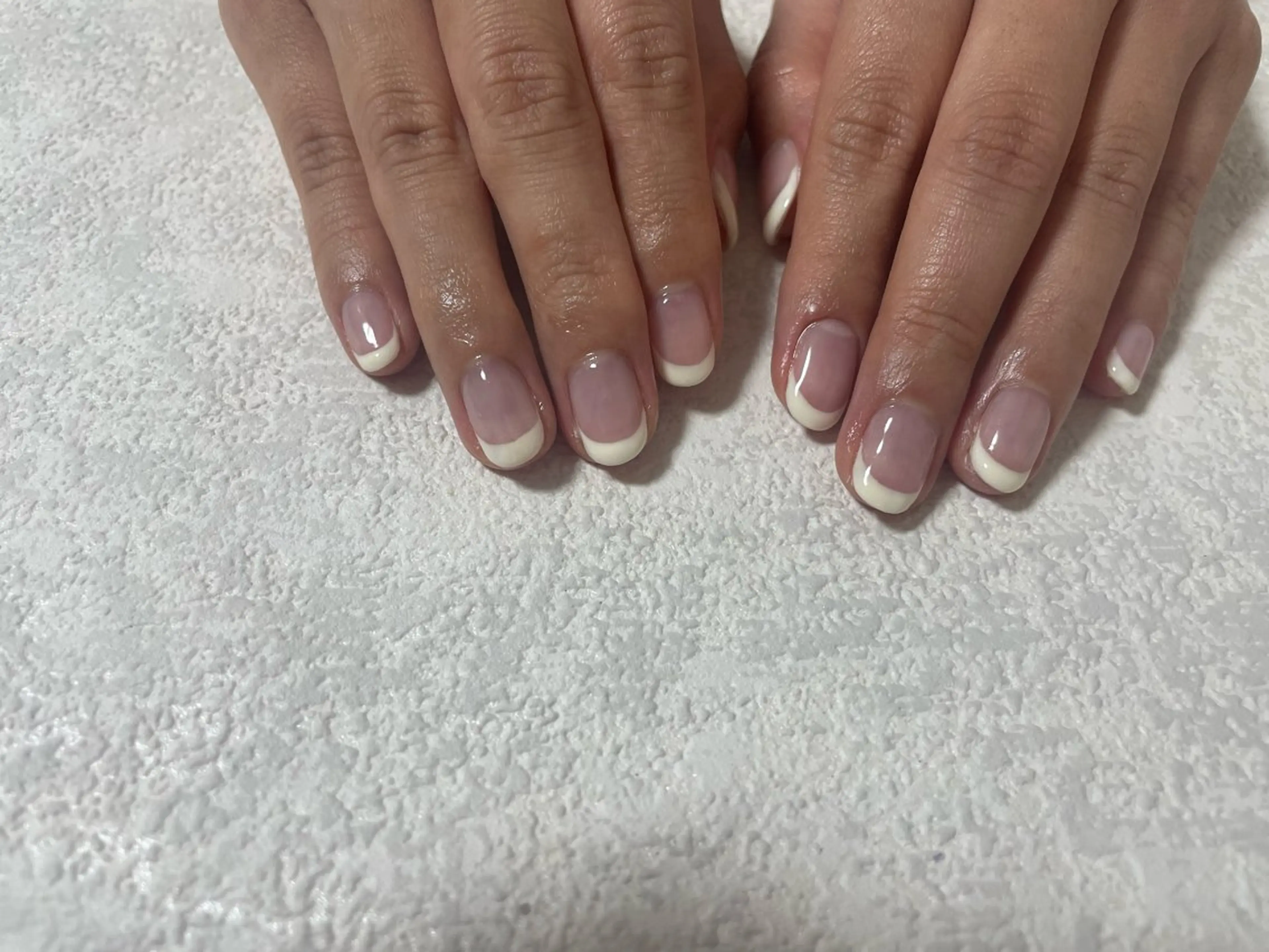 ネイル フレンチネイル ジェルネイル 韓国ネイル メンズネイル パラジェル kiki nail たまプラーザのネイルデザイン