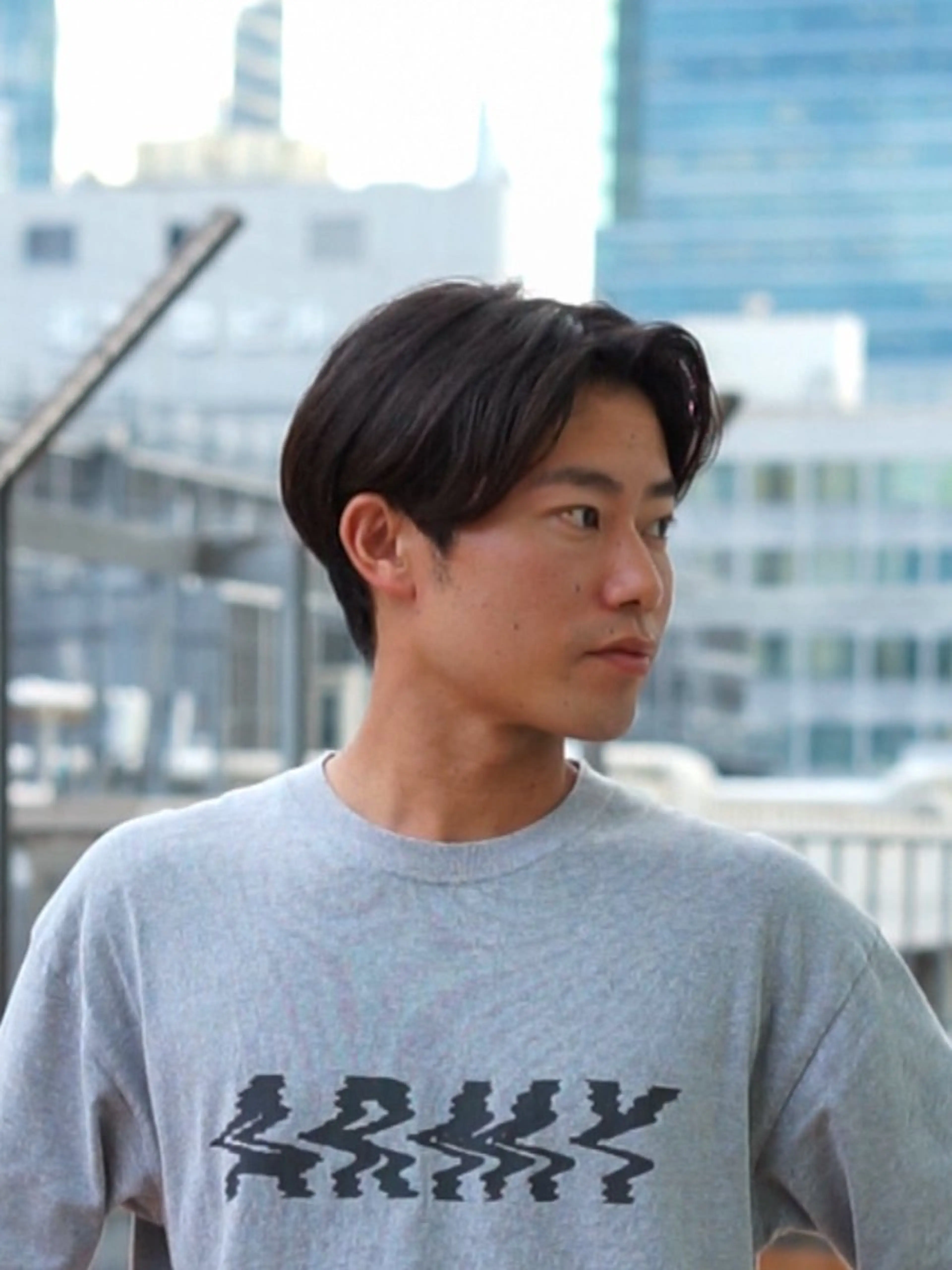 【曲がる縮毛矯正】+【メンズカット】の写真