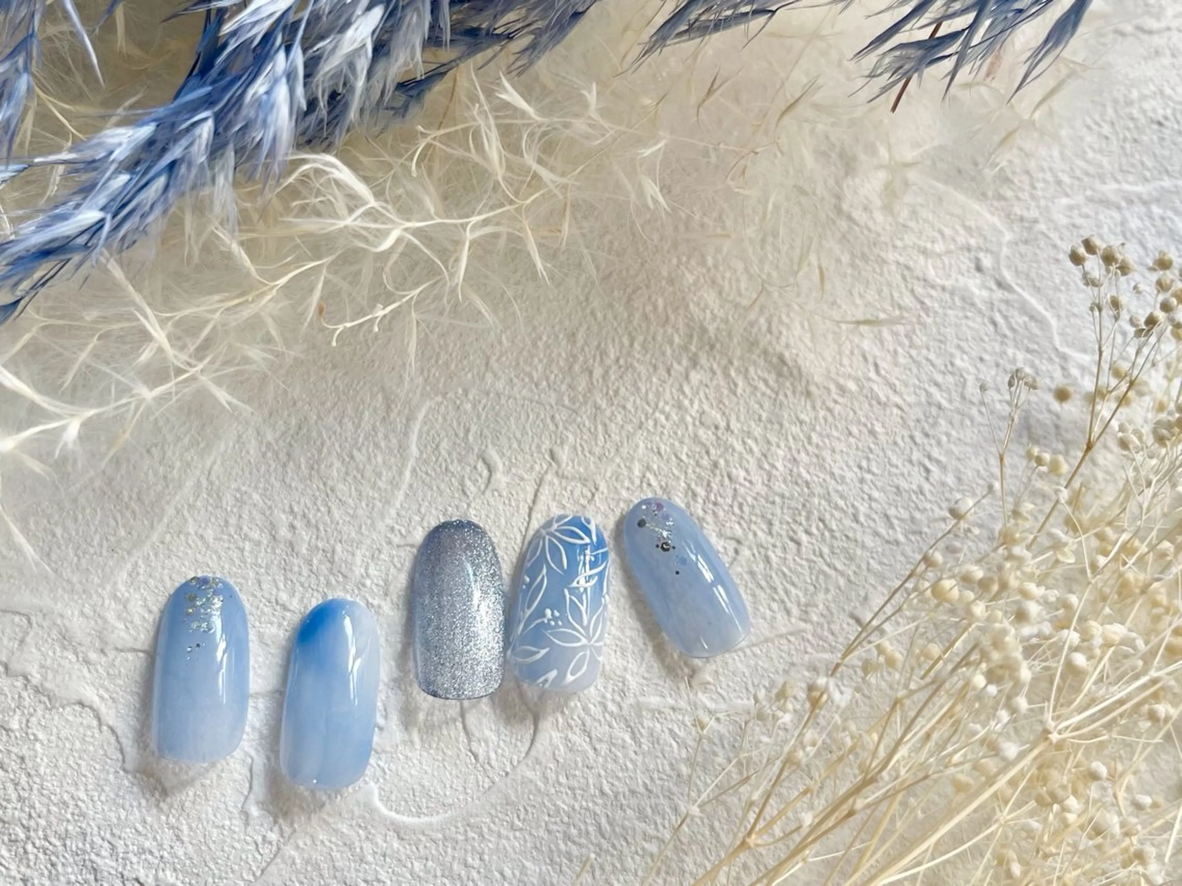 ネイル ジェルネイル マグネットネイル パラジェル 春ネイル バレンタイン ハンドネイル kiki nail 二子玉川のネイルデザイン