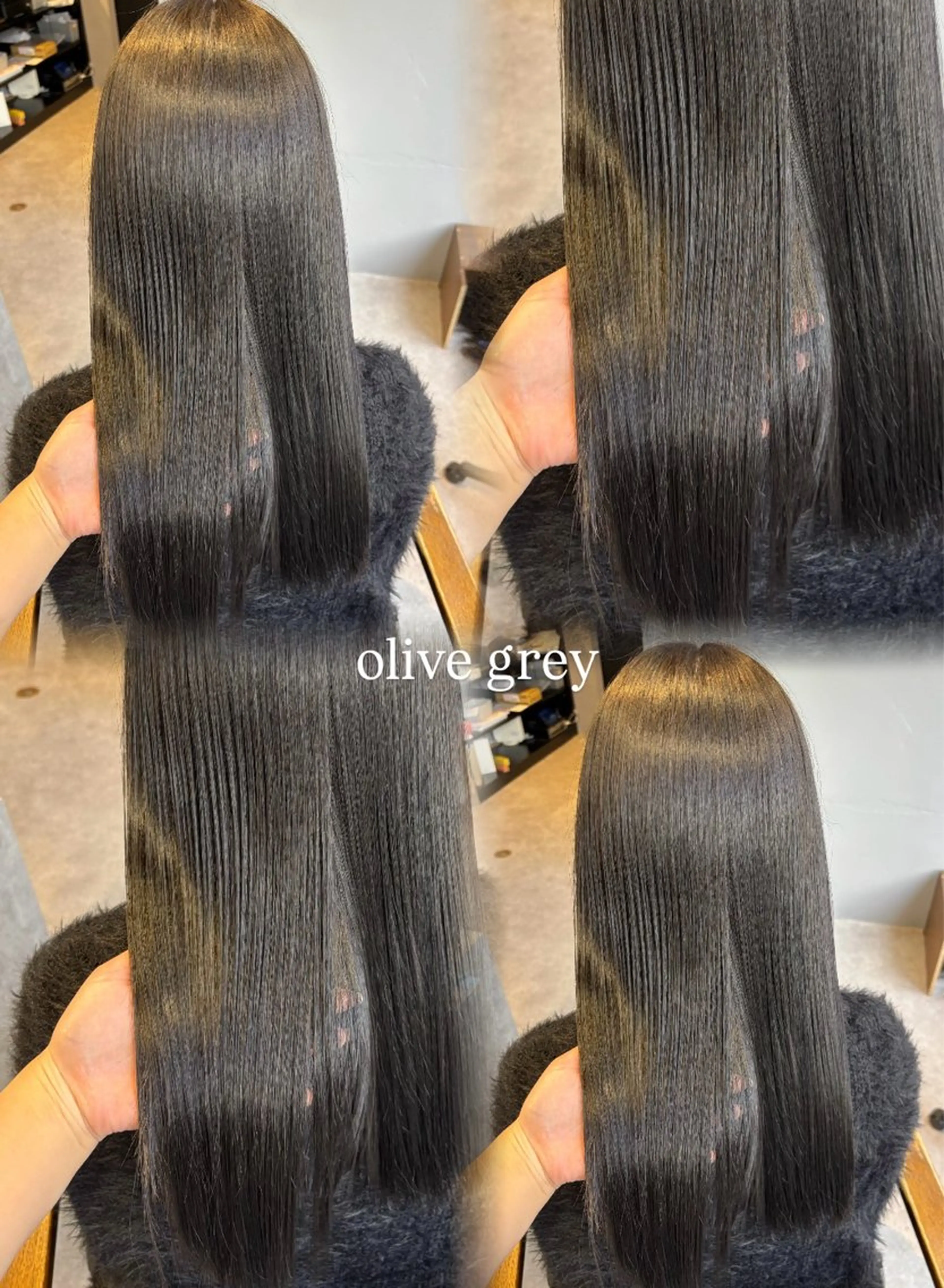 🩵カット＋透明感カラー🩵の写真