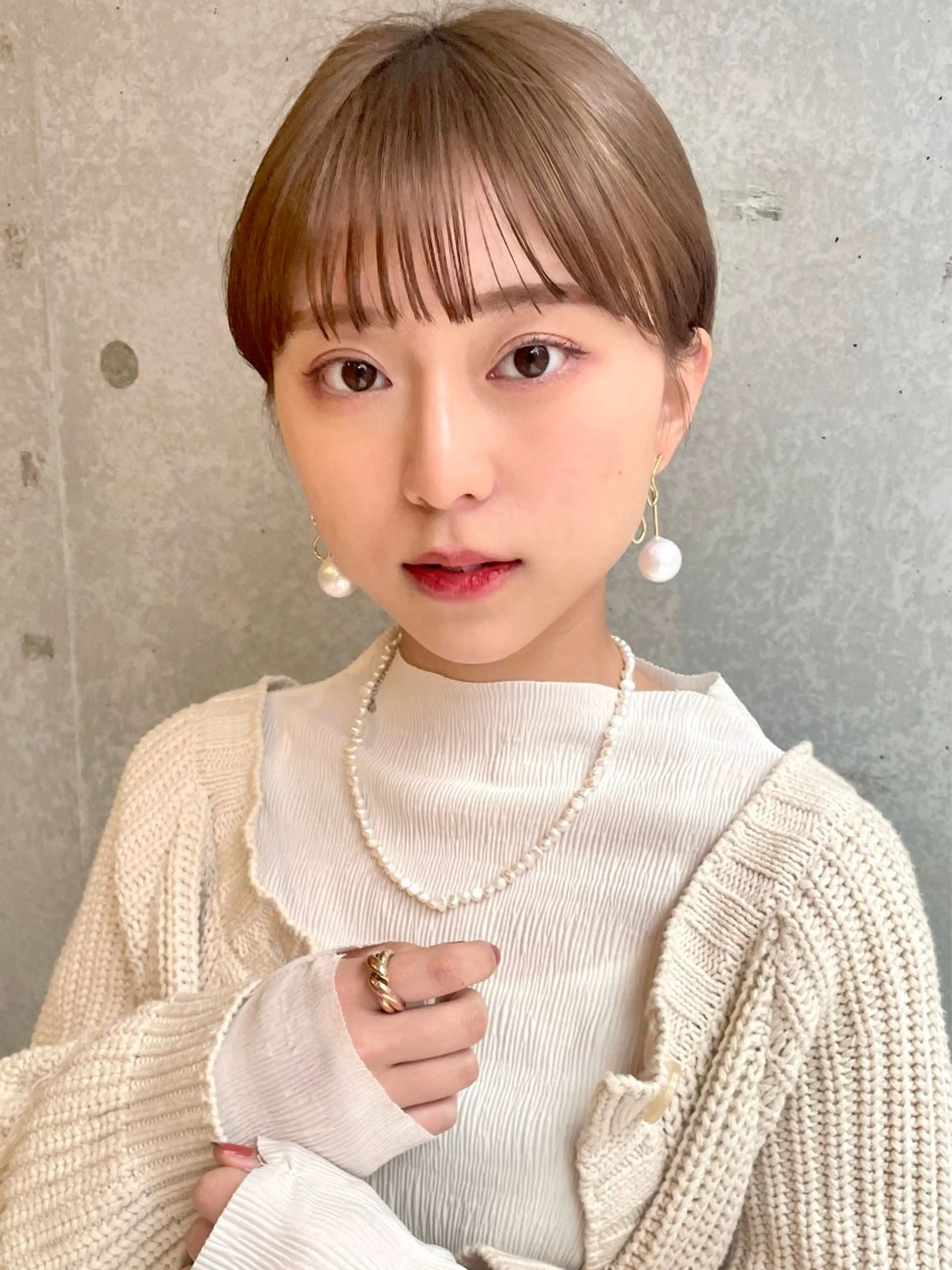 ショート 丸みショート くびれヘア 似合わせカット ショートヘア レイヤー/韓国/ 顔周り/しんやのヘアスタイル