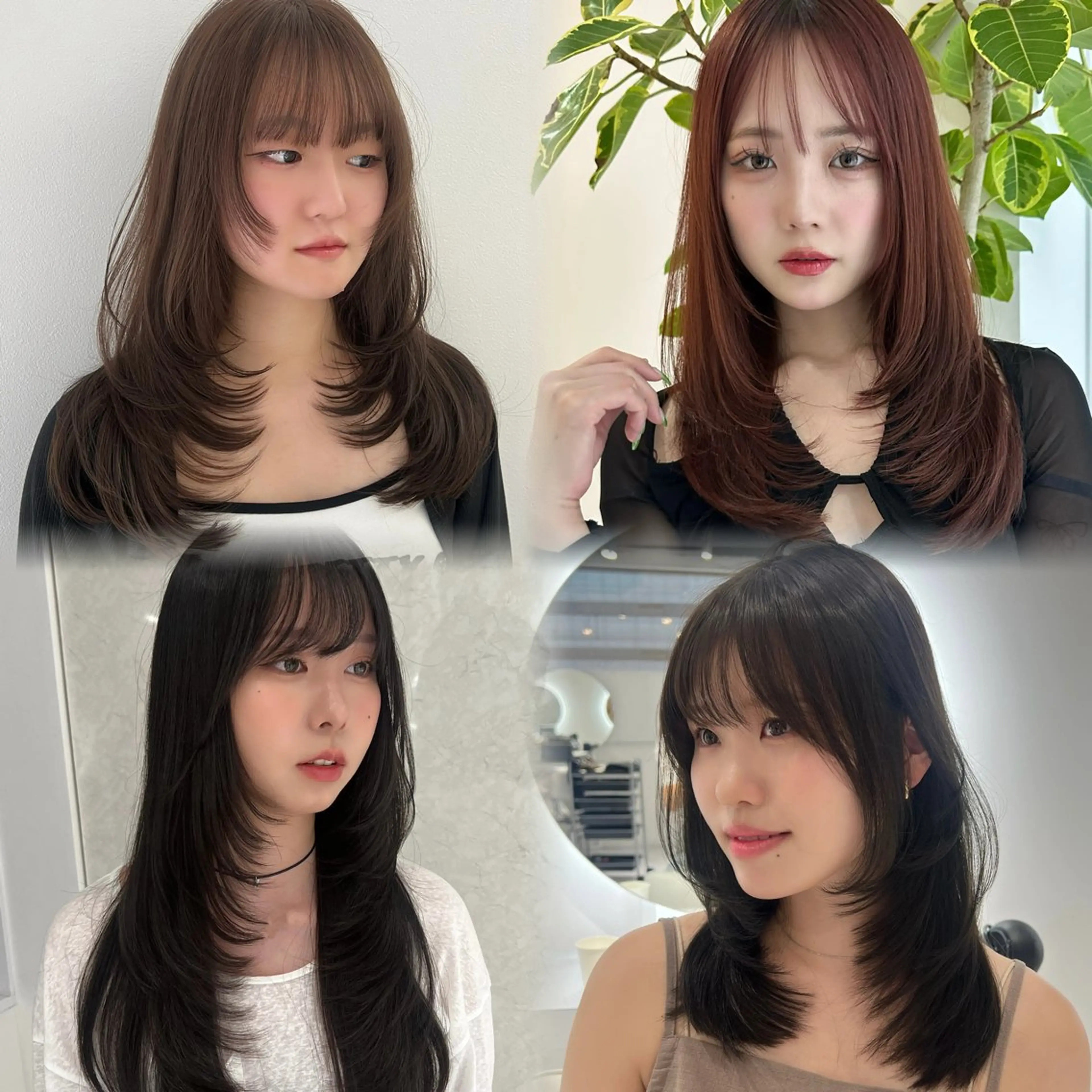 ロング 💖韓国風💖 レイヤー/LISAのヘアスタイル