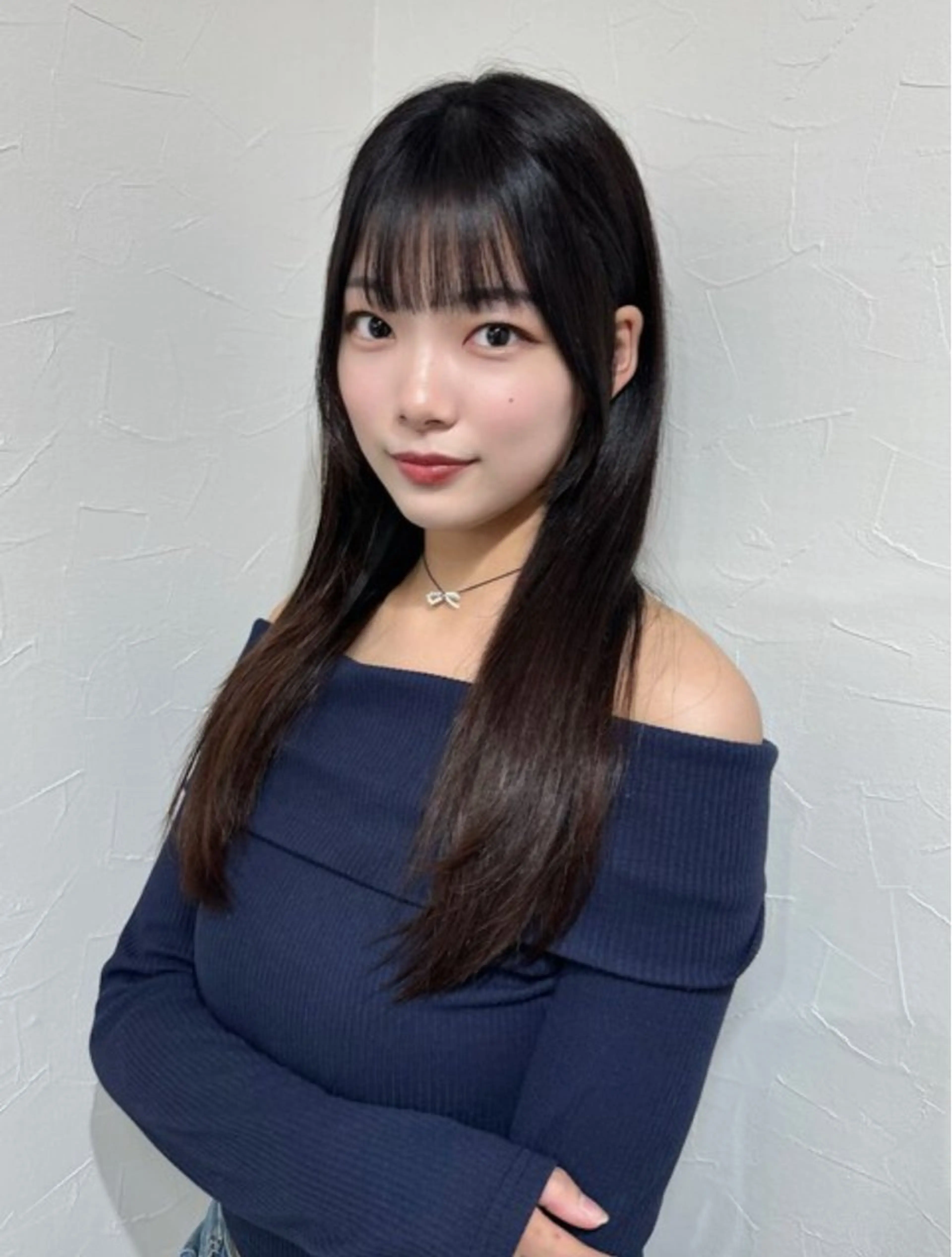 ロング カット トリートメント レイヤー/韓国風 三好悠生のヘアスタイル