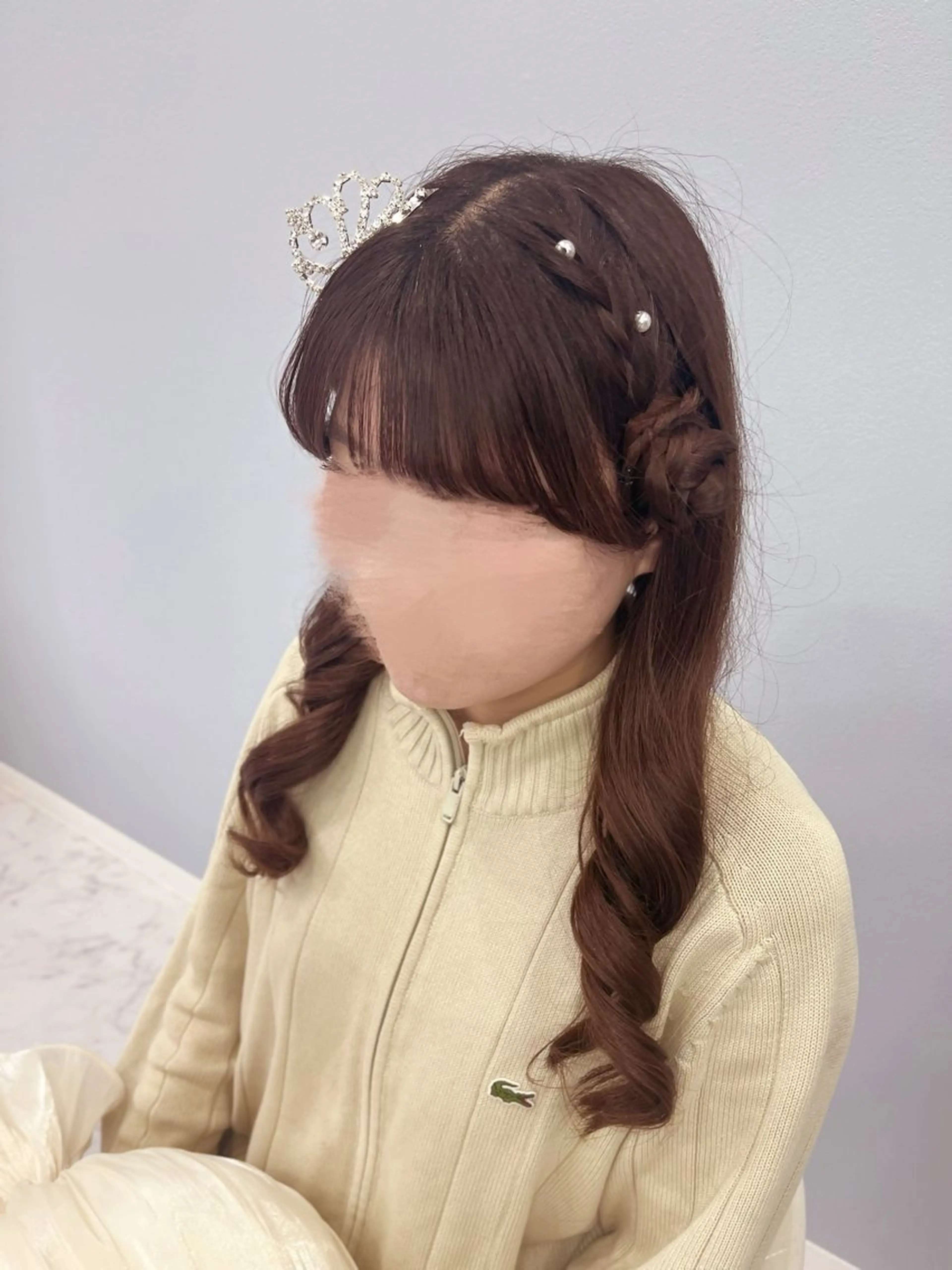ロング ヘアアレンジ 岡本 葵朱花のヘアスタイル