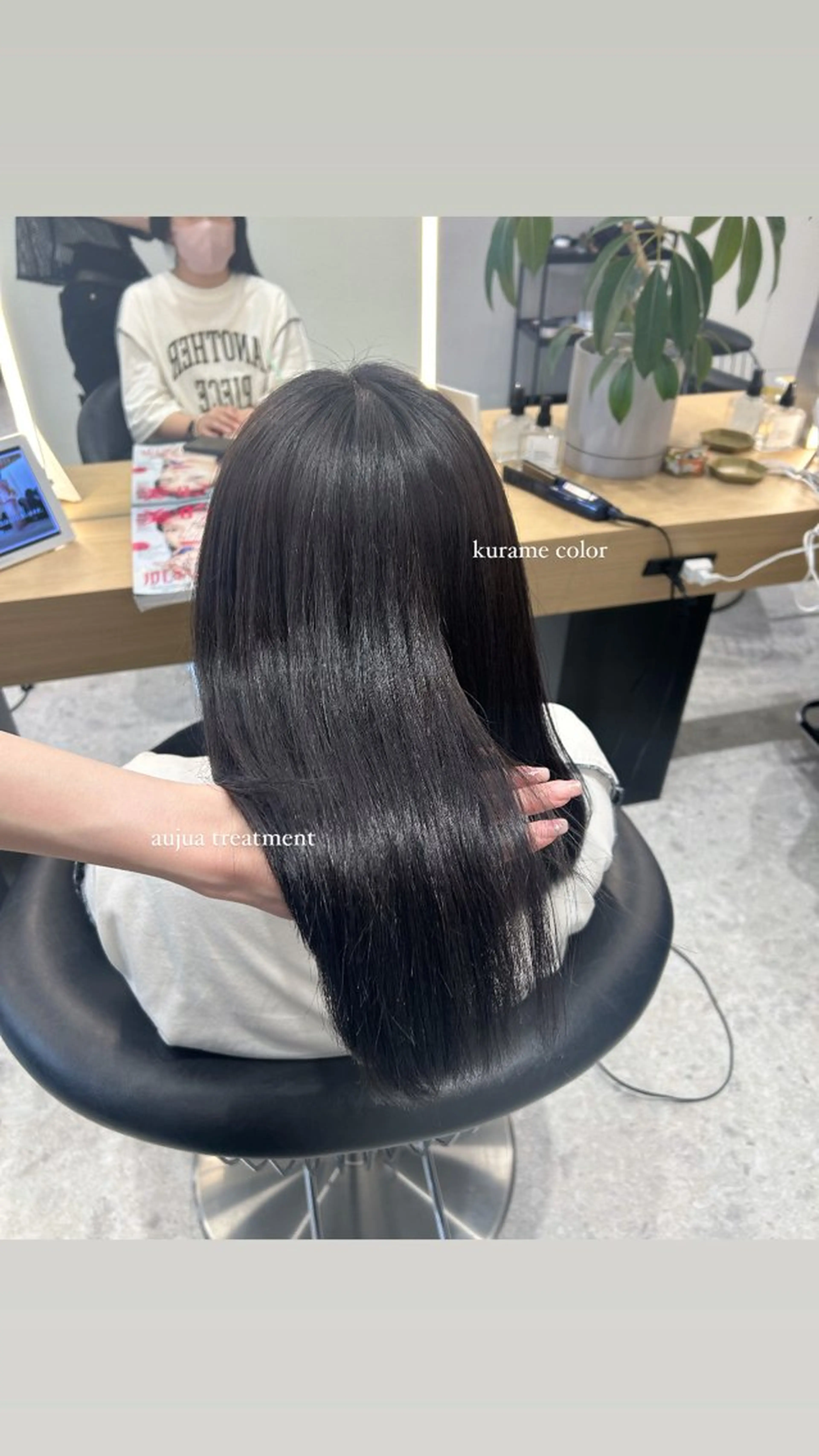 セミロング rio¦ブラウン¦暗 髪¦縮毛矯正🌙のヘアスタイル