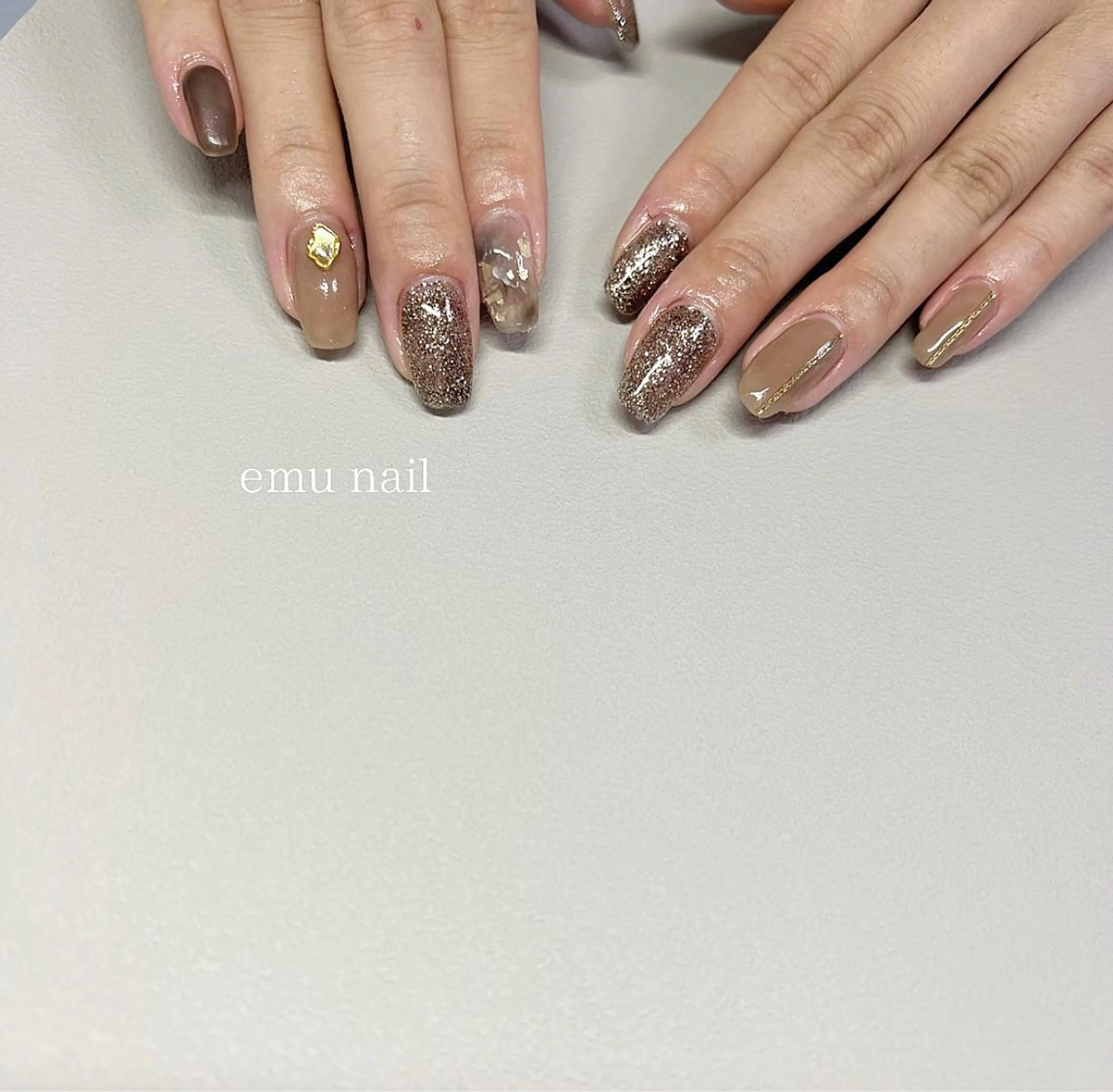 ネイル ロングネイル emu nailのネイルデザイン