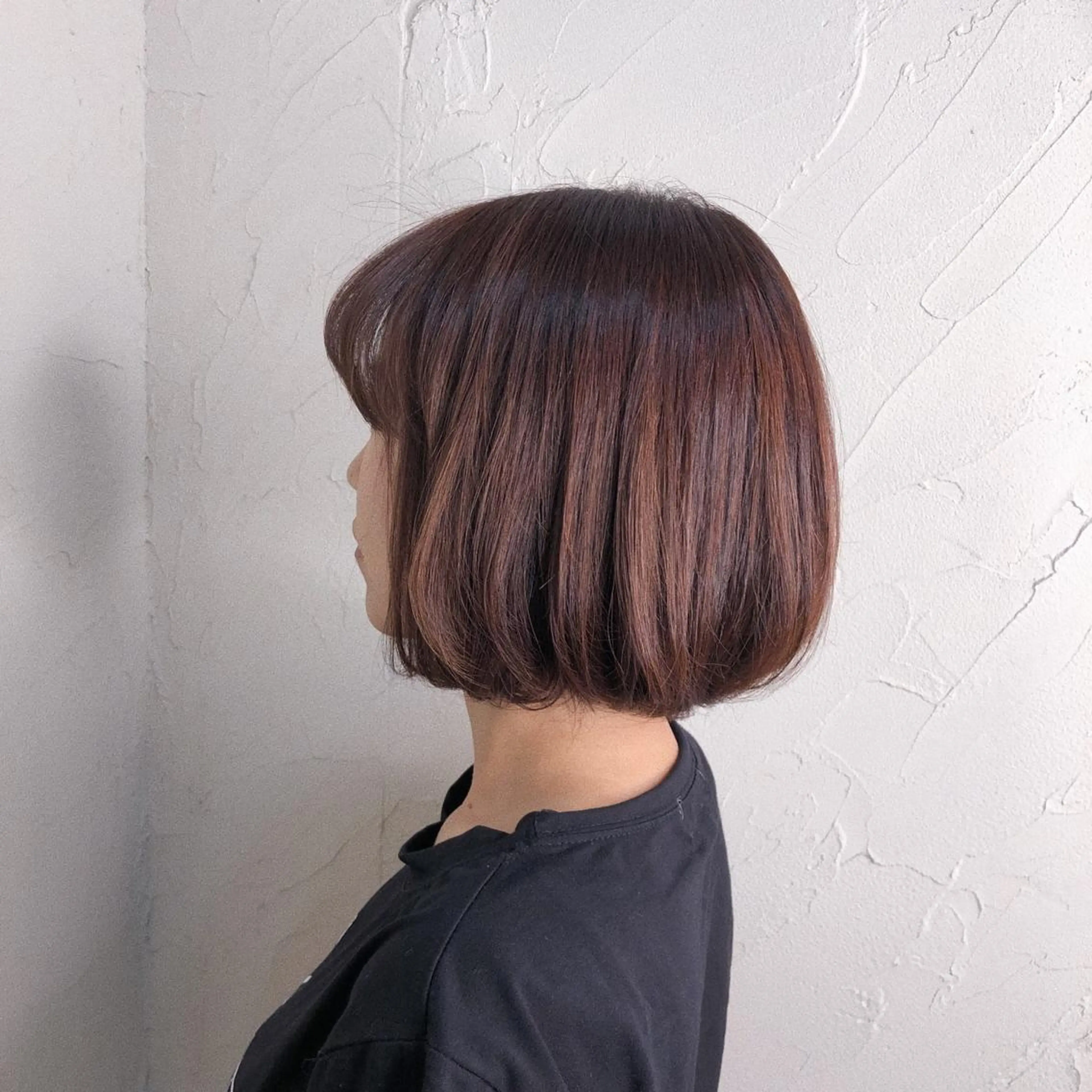 ショート 久力琴音''透明感 カラー''アレンジのヘアスタイル