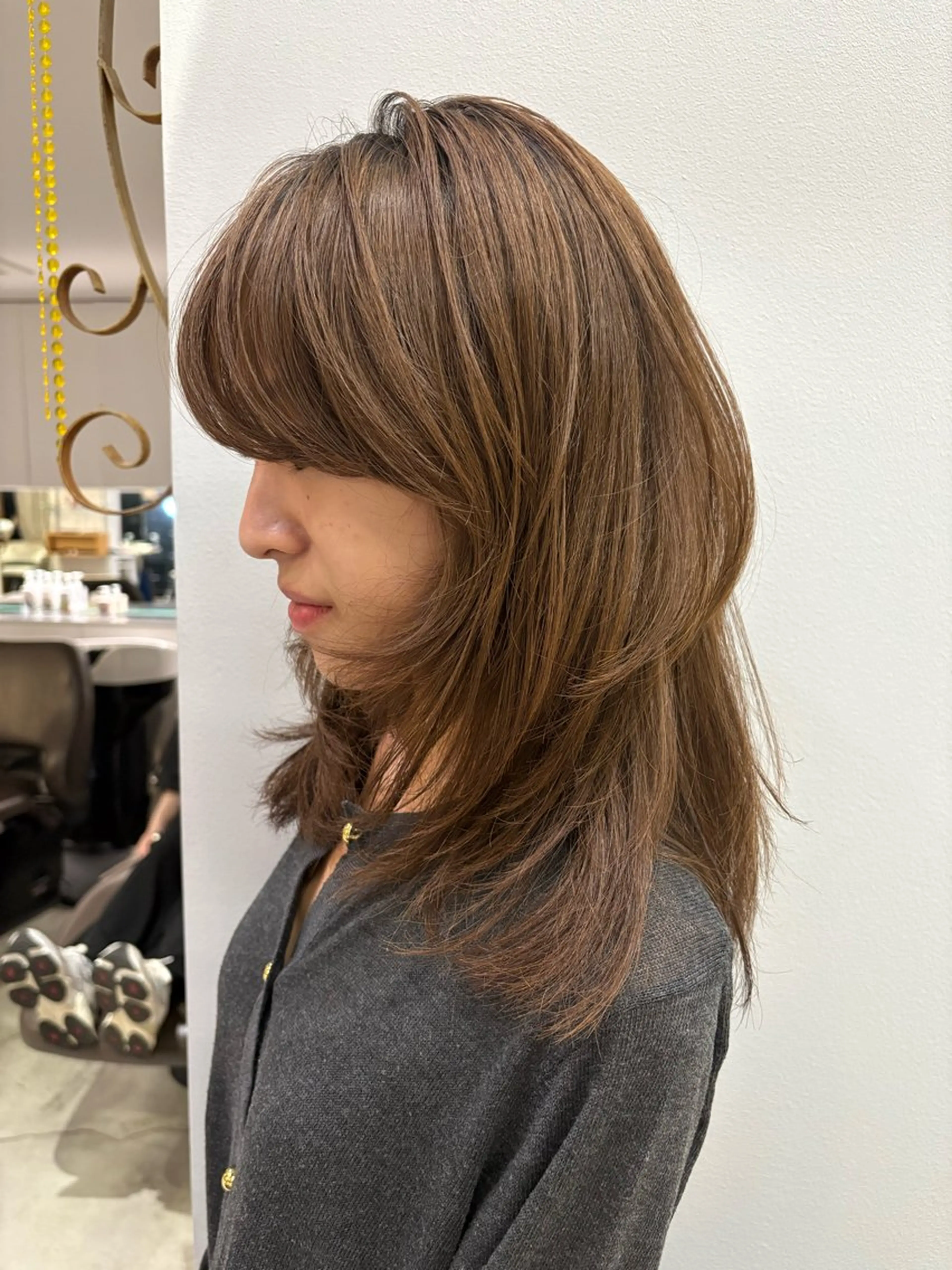 ミディアム レイヤーカット boy  HAIR SALON所属・ayuka boyのヘアスタイル