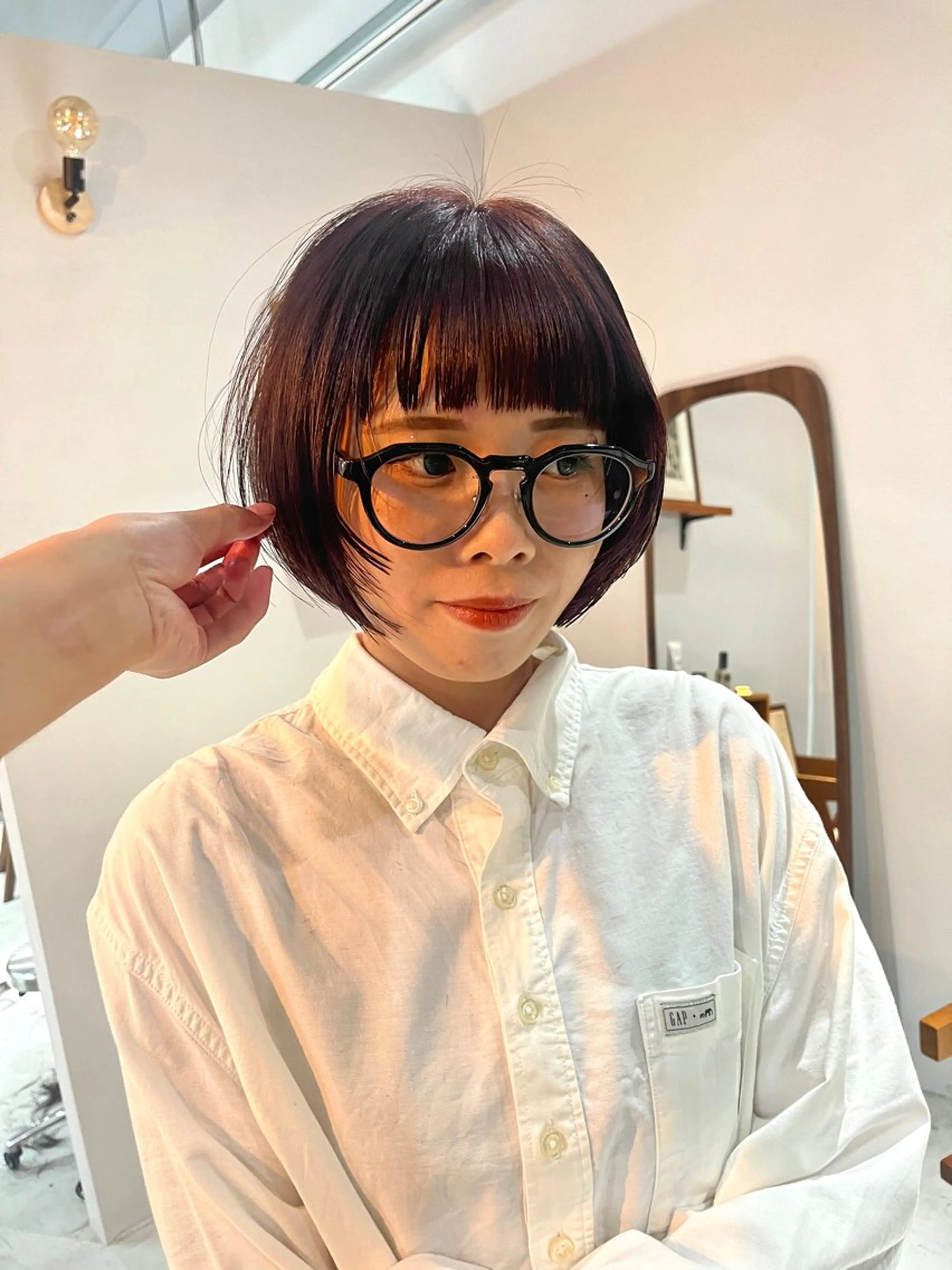 ショート 加藤 悠真のヘアスタイル