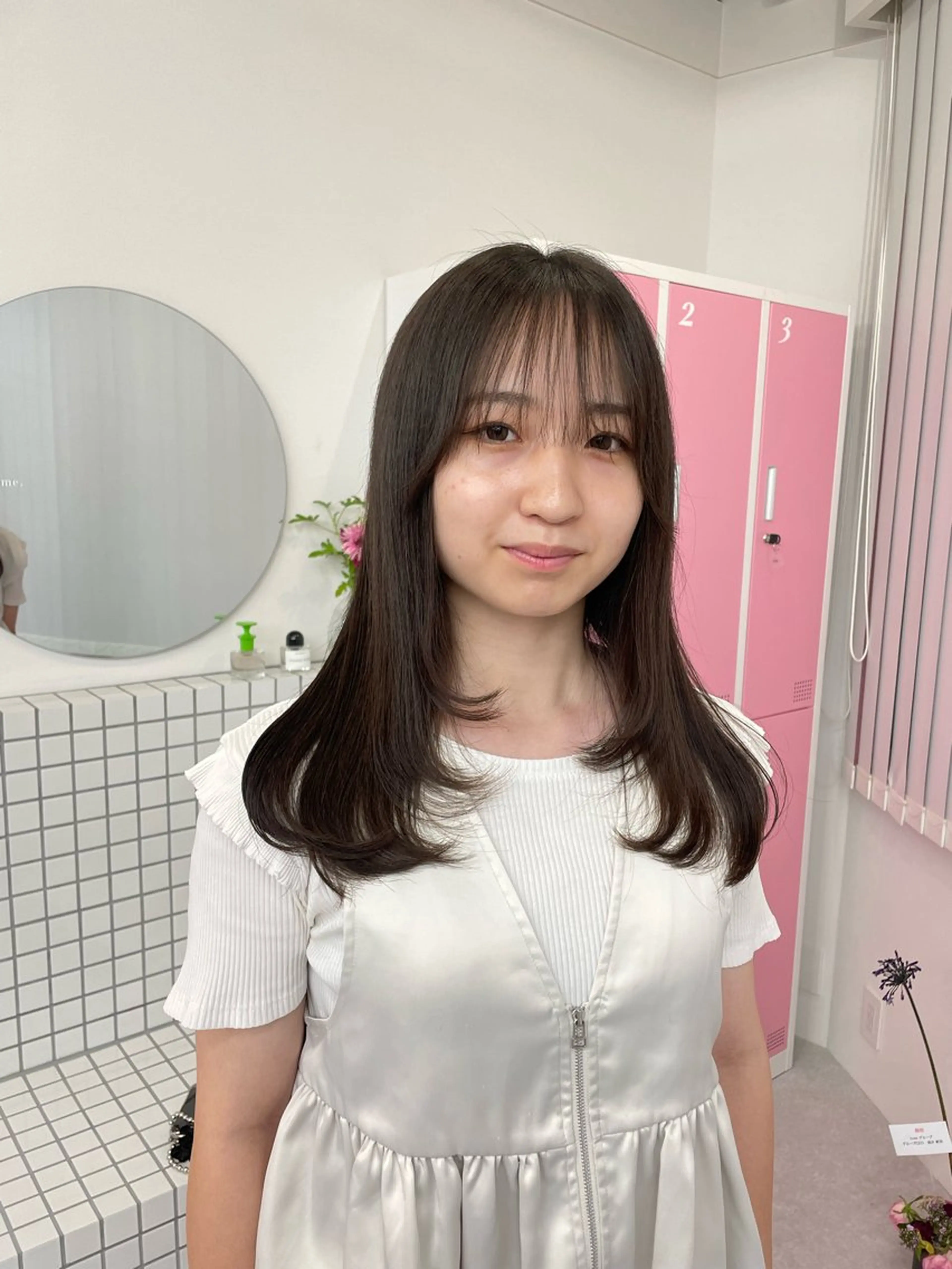 ロング カット ハイトーン/レイヤー カット/harukaのヘアスタイル