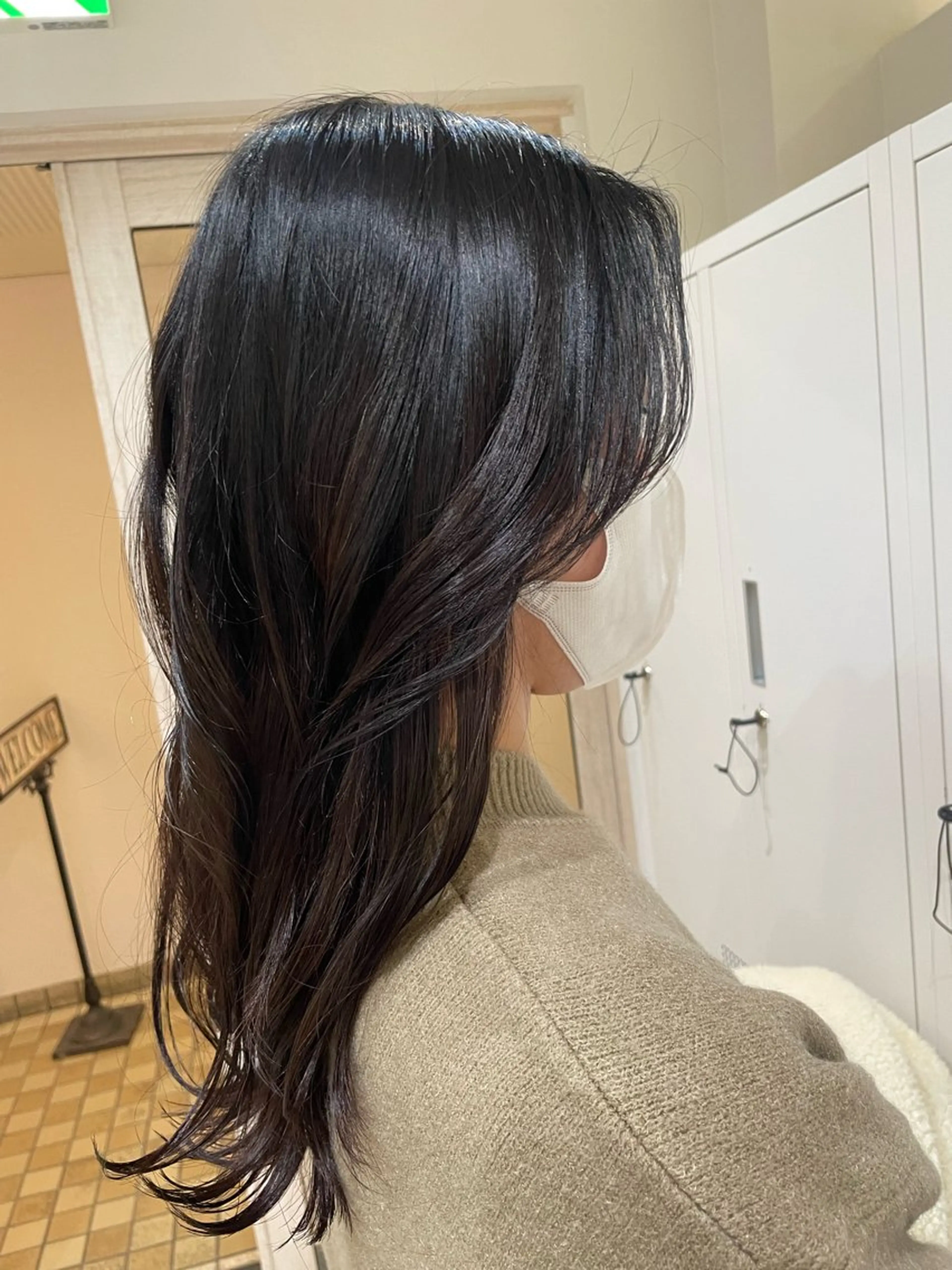 ロング 顔周りカット littleesta ASAのヘアスタイル