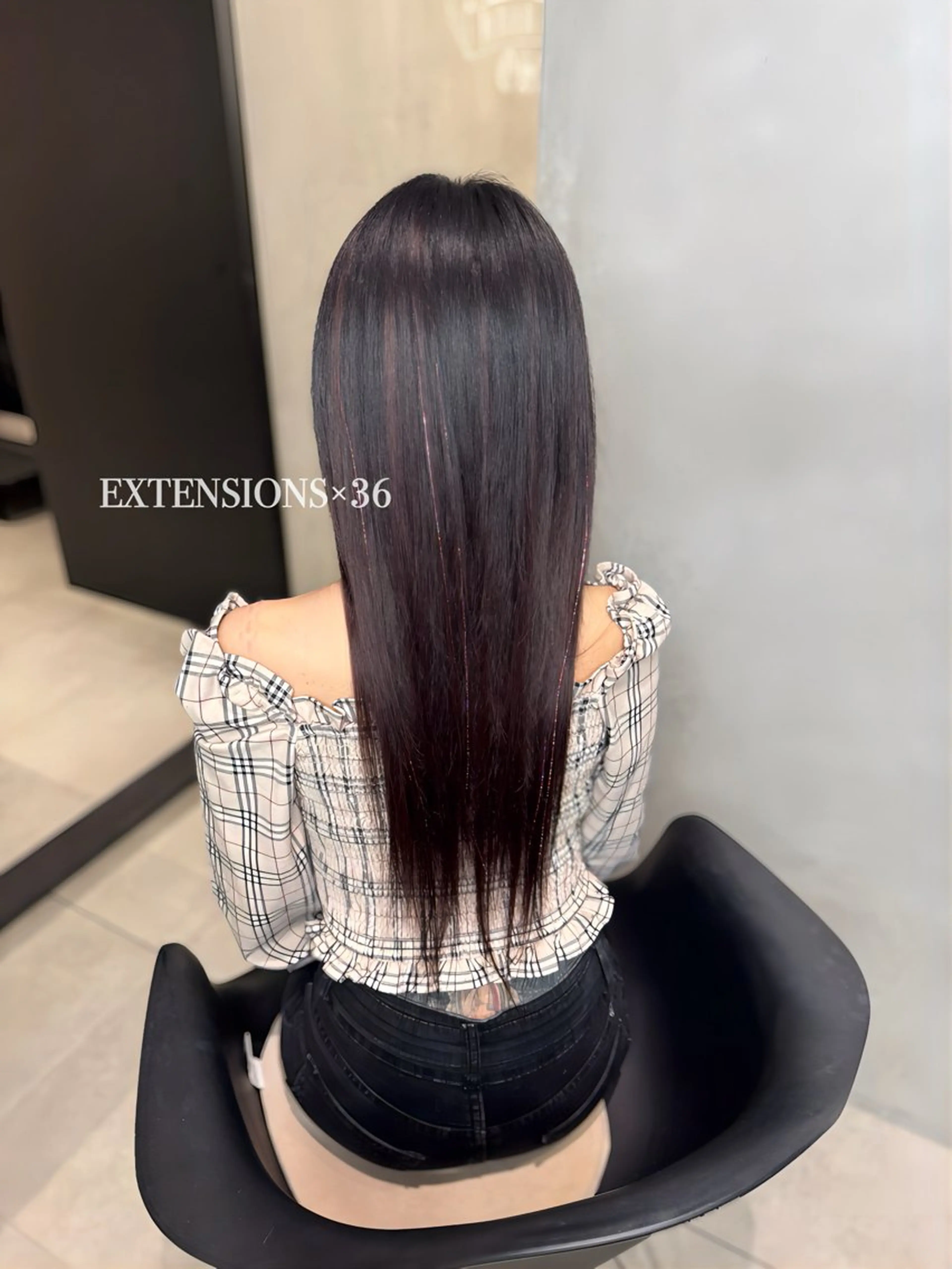 ロング エクステ エクステ 大阪 梅田/ ハイトーン/エクステのヘアスタイル