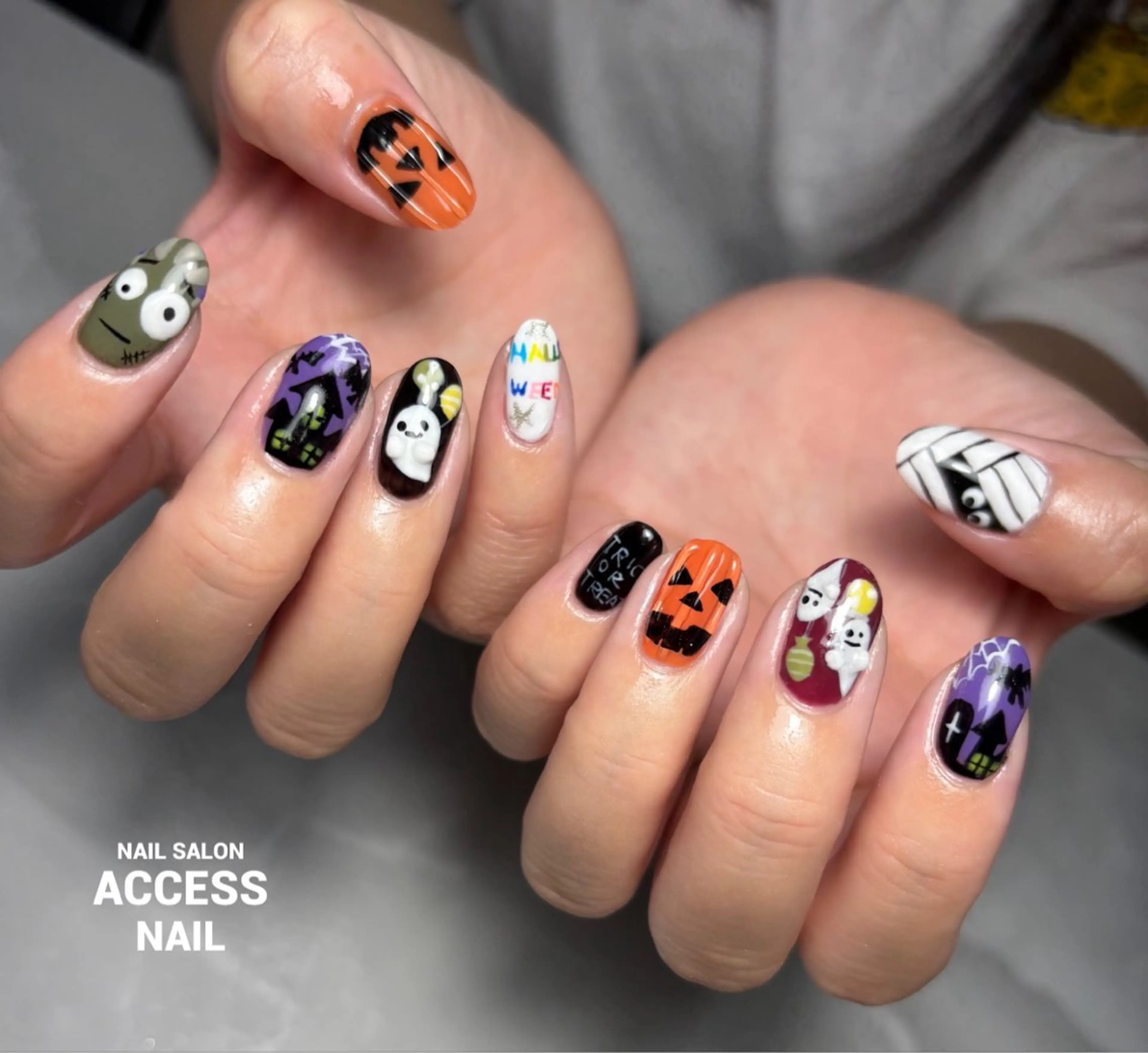 ネイル access nailのネイルデザイン