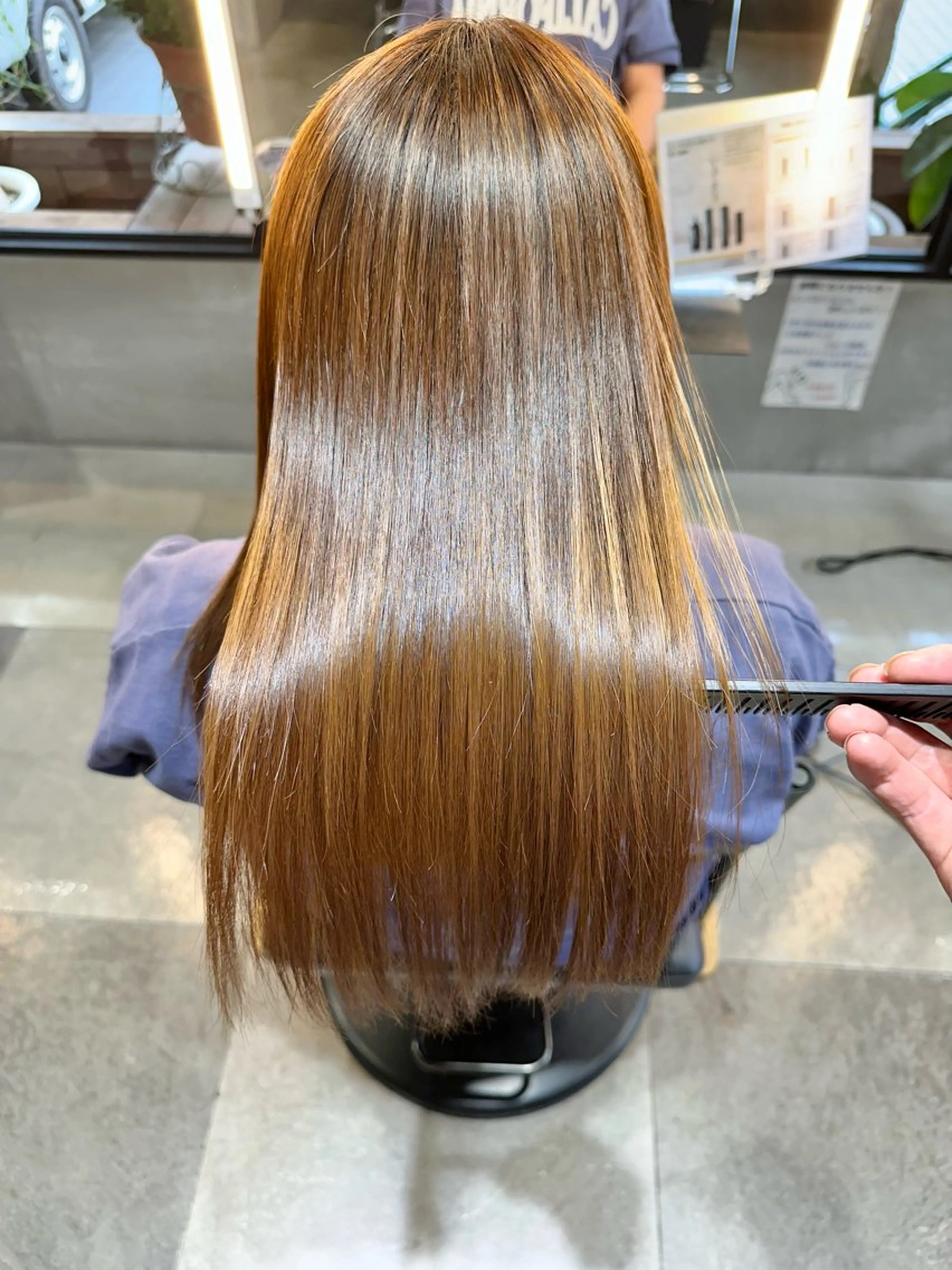 ロング 縮毛矯正 髪質改善|縮毛矯正 ◎店長◎Keitaのヘアスタイル