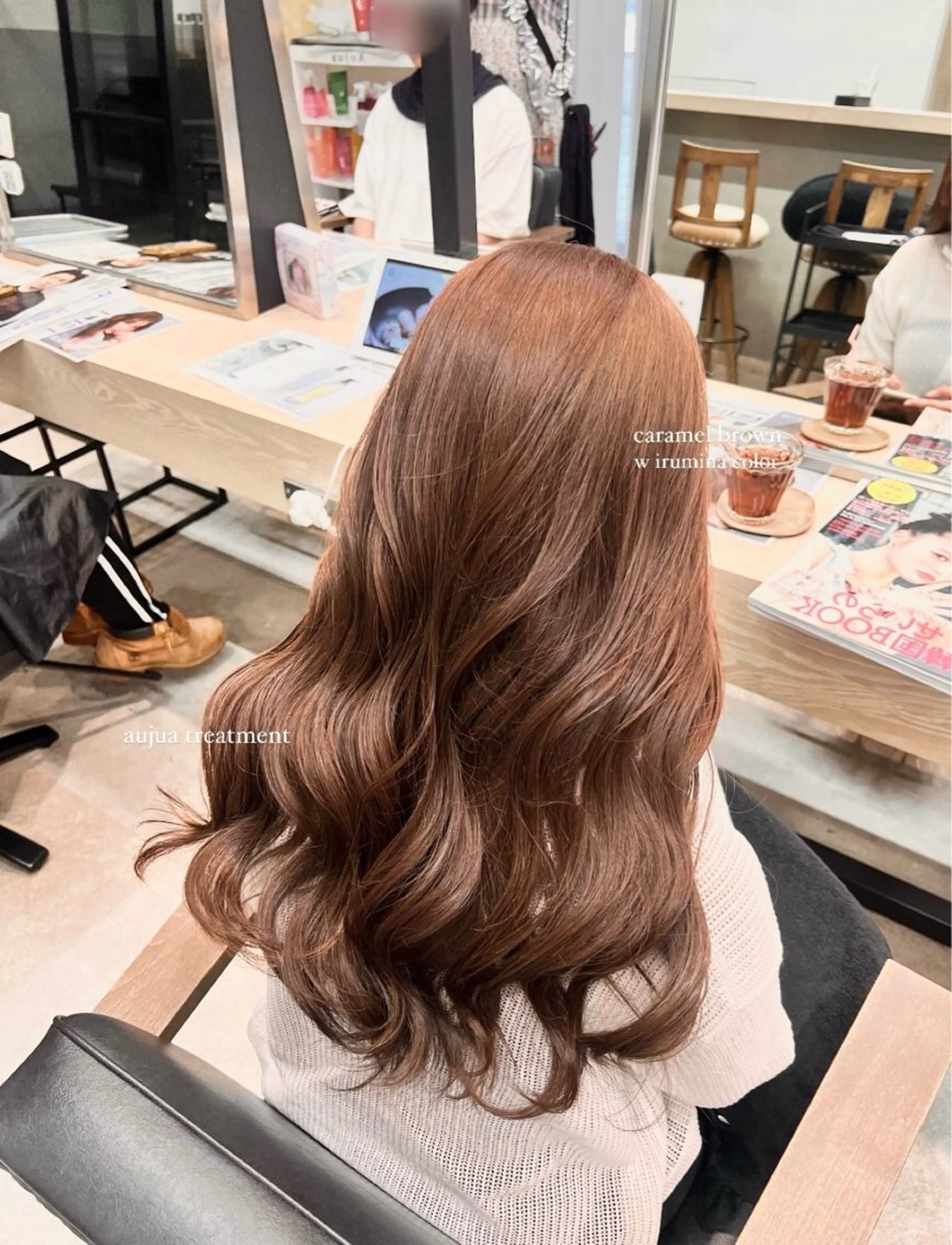 ロング rio￤ブラウン￤暗 髪￤縮毛矯正🌙のヘアスタイル